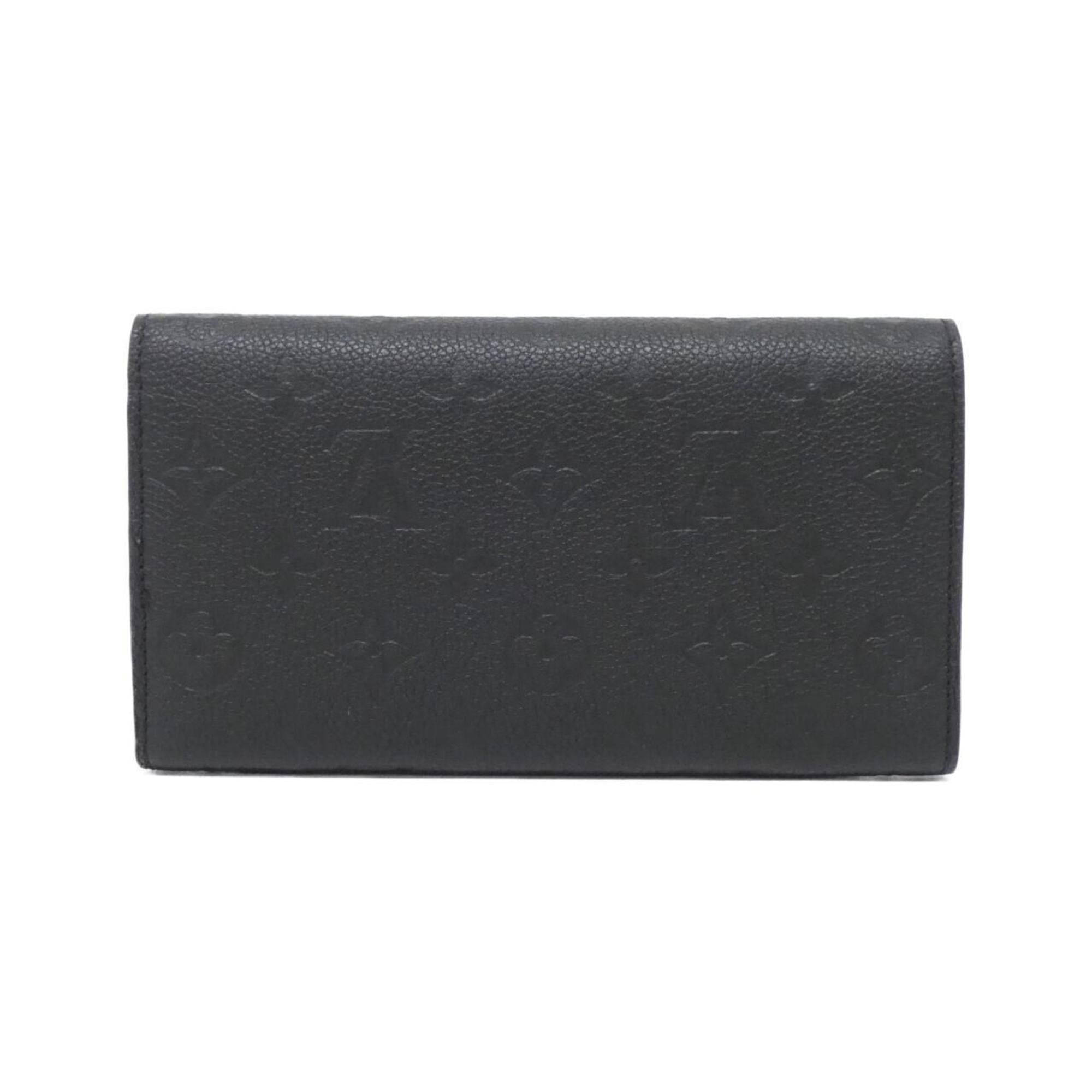 Louis Vuitton Black Monogram Empreinte Long Wallet (Bi-Fold) (Pre-Owned)