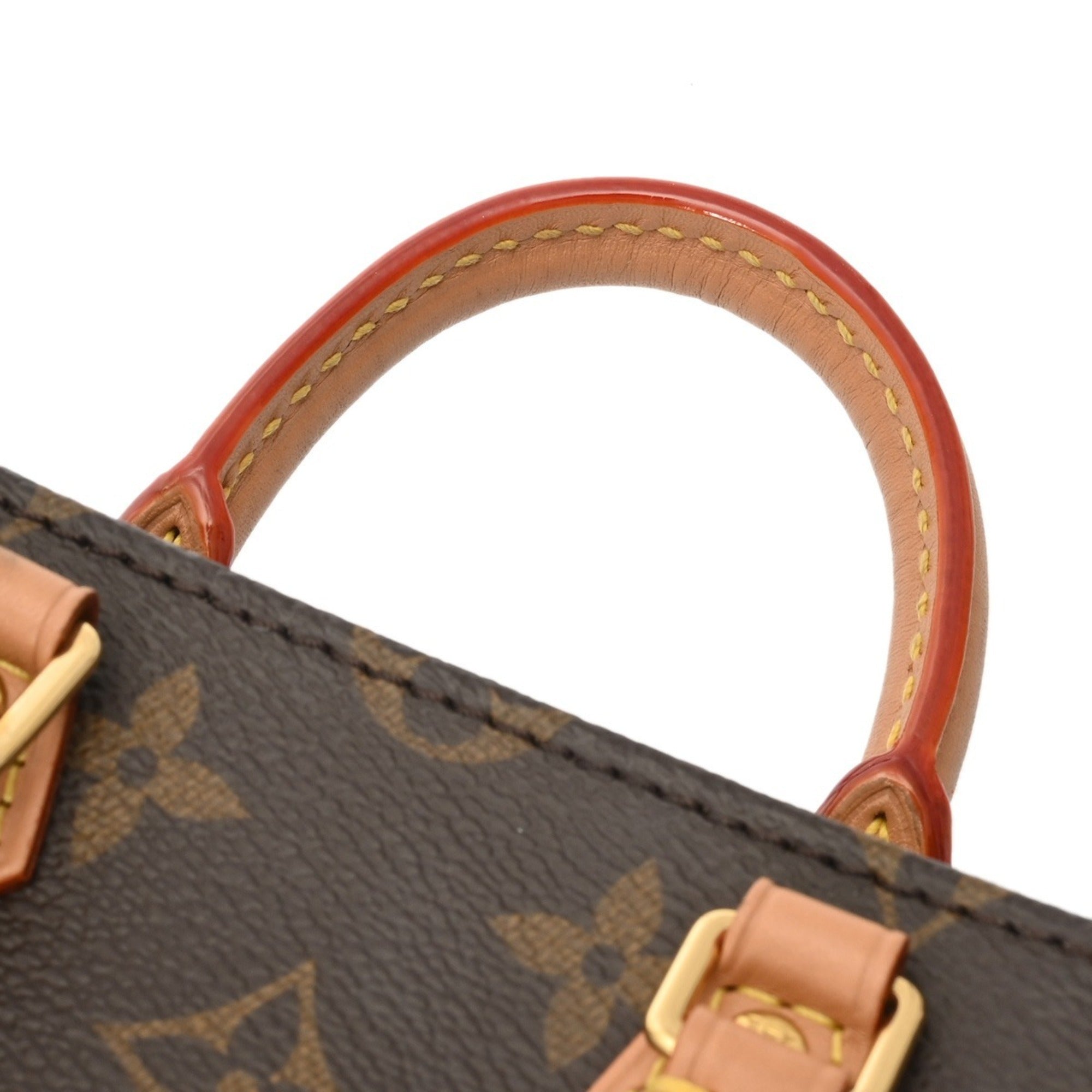 Louis Vuitton Brown Monogram Canvas Handbag (Pre-Owned)