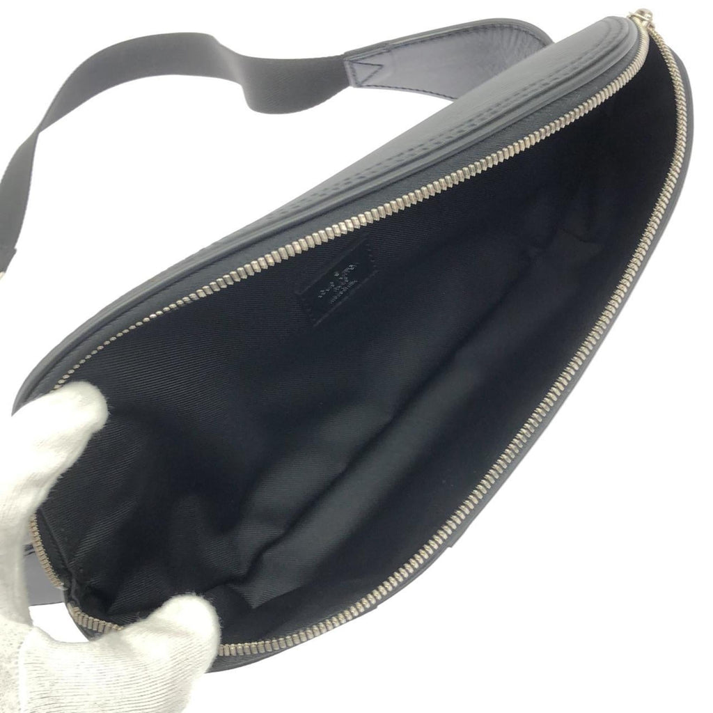 Louis Vuitton Black Coated Canvas Leather Shoulder Bag (Pre-Owned)