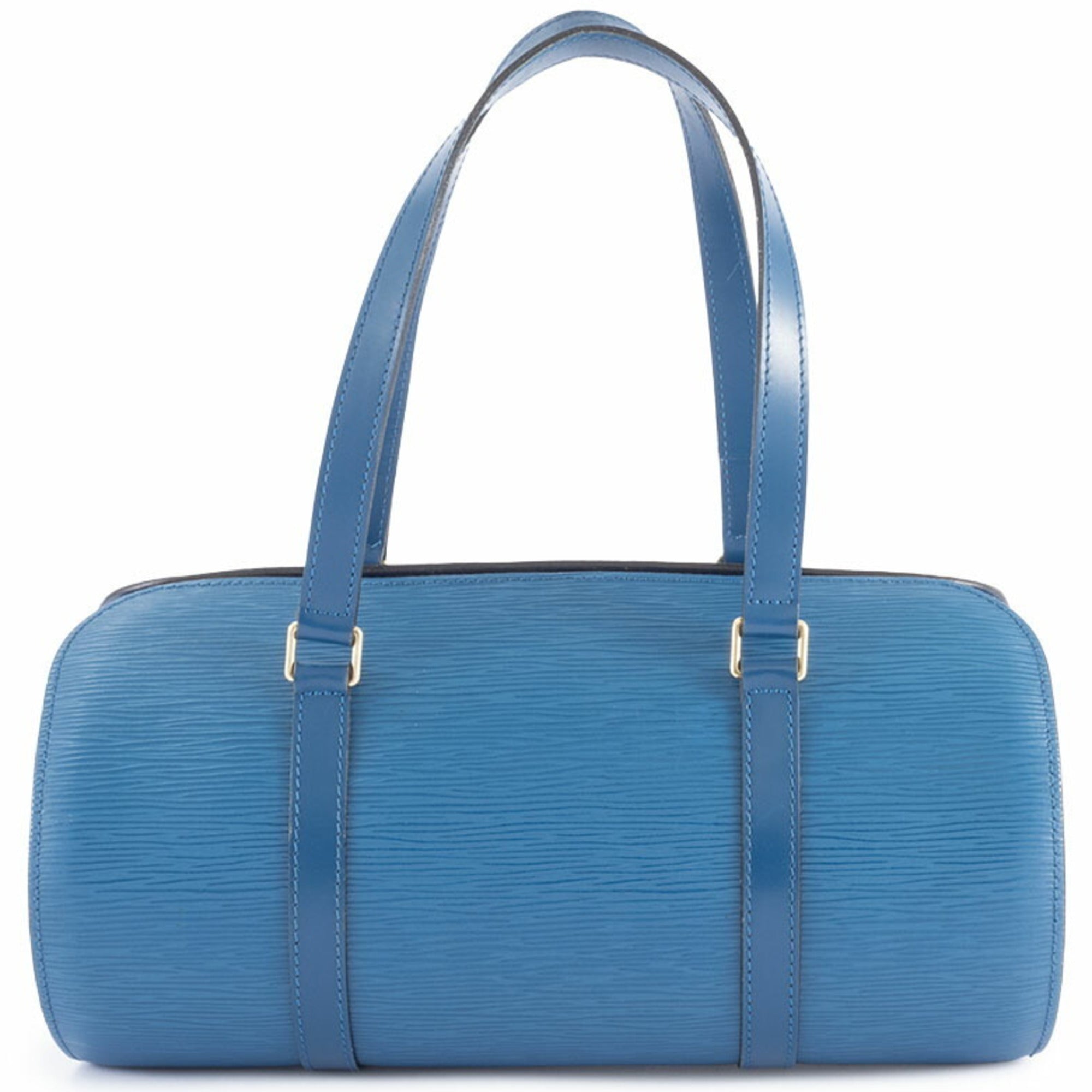 Louis Vuitton Epi Toledo Blue Epi Leather Handbag (Pre-Owned)