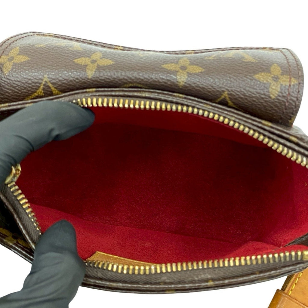 Louis Vuitton Brown Leather Pvc Pochette Shoulder Bag (Pre-Owned)