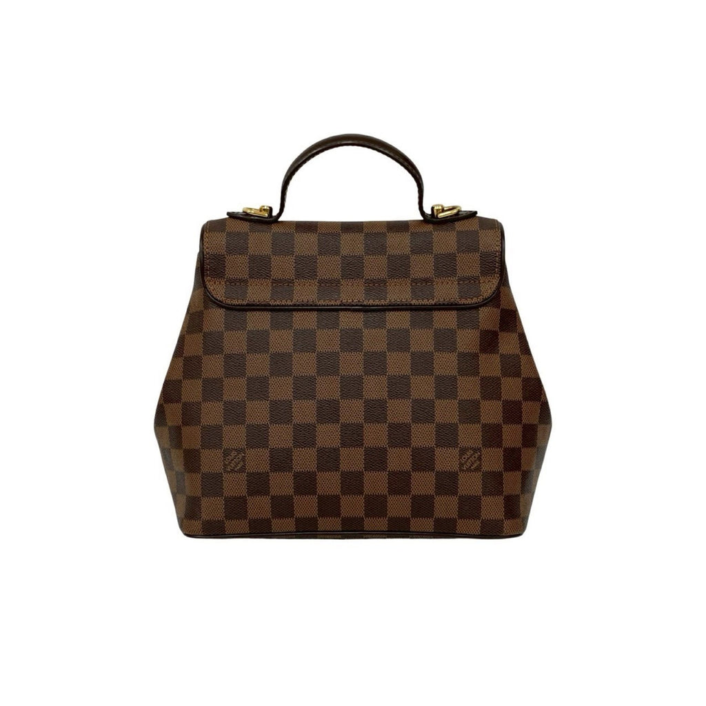 Louis Vuitton Brown Leather Pvc Handbag Shoulder Bag Tote Bag (Pre-Owned)