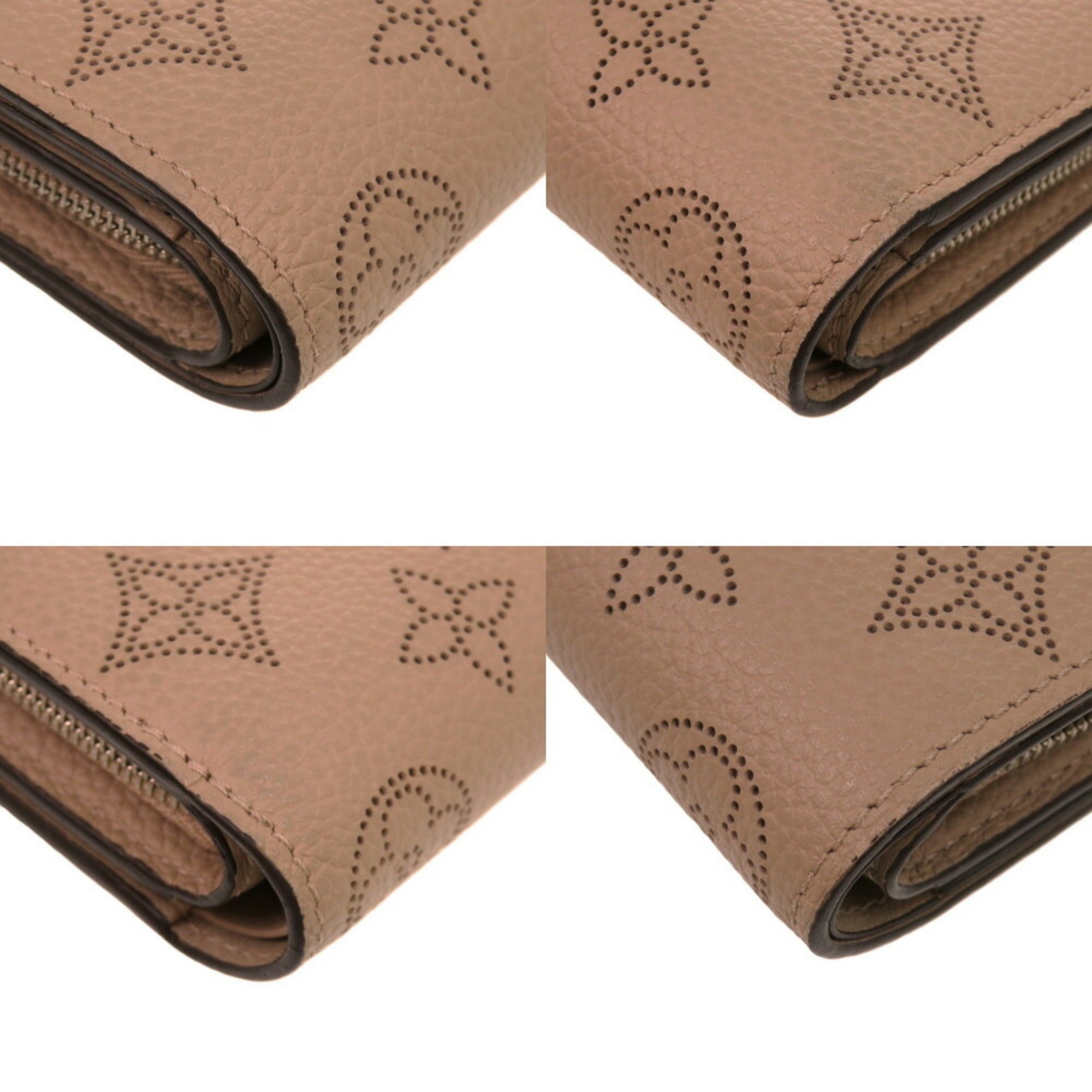 Louis Vuitton Monogram Galle Mahina Leather Wallet (Bi-Fold) (Pre-Owned)