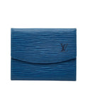 Louis Vuitton Epi Toledo Blue Leather Coin Purse/Coin Case (Pre-Owned)
