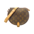 Louis Vuitton Marron Coated Canvas Shoulder Bag (Pre-Owned)