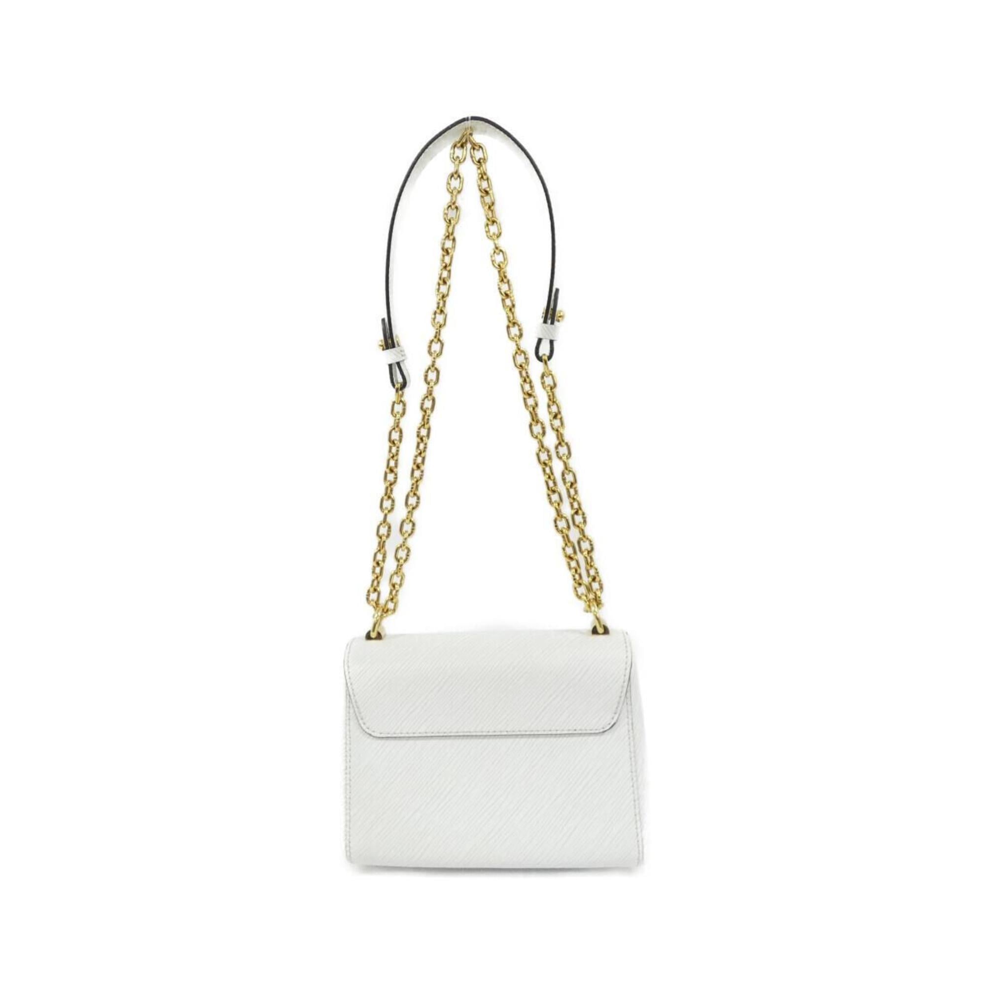 Louis Vuitton Blanc Leather Shoulder Bag (Pre-Owned)