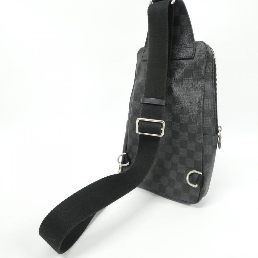 Louis Vuitton Graphite Coated Canvas Shoulder Bag (Pre-Owned)