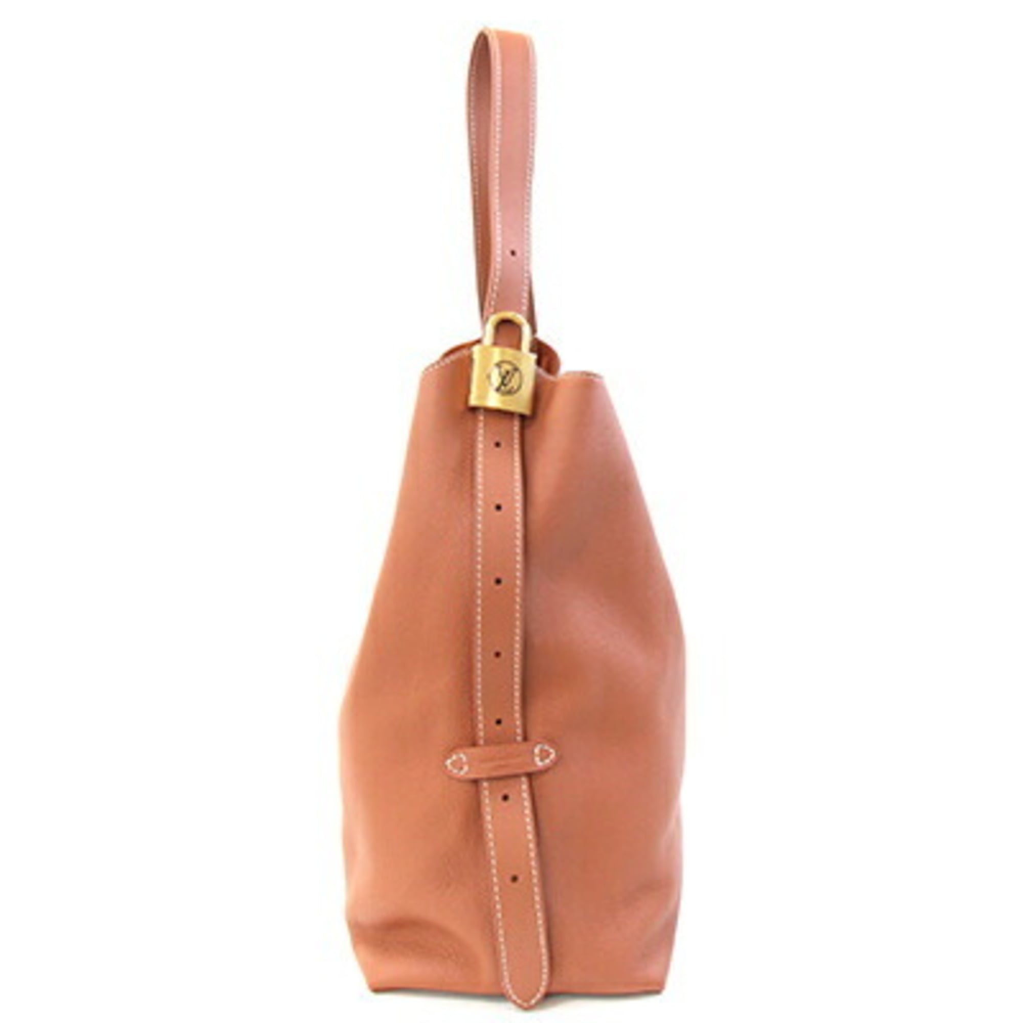 Louis Vuitton Cognac Leather Shoulder Bag (Pre-Owned)