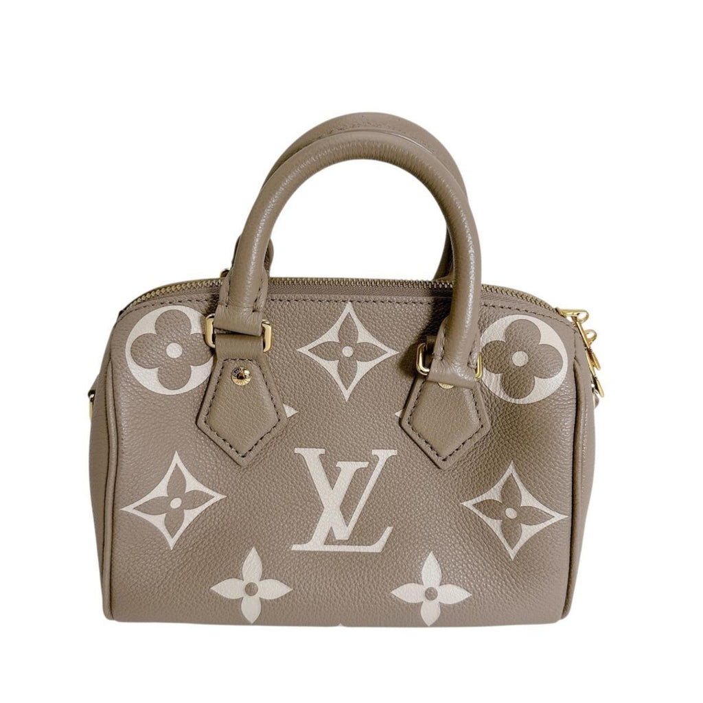 Louis Vuitton Beige Tourterelle Monogram Empreinte Shoulder Bag (Pre-Owned)