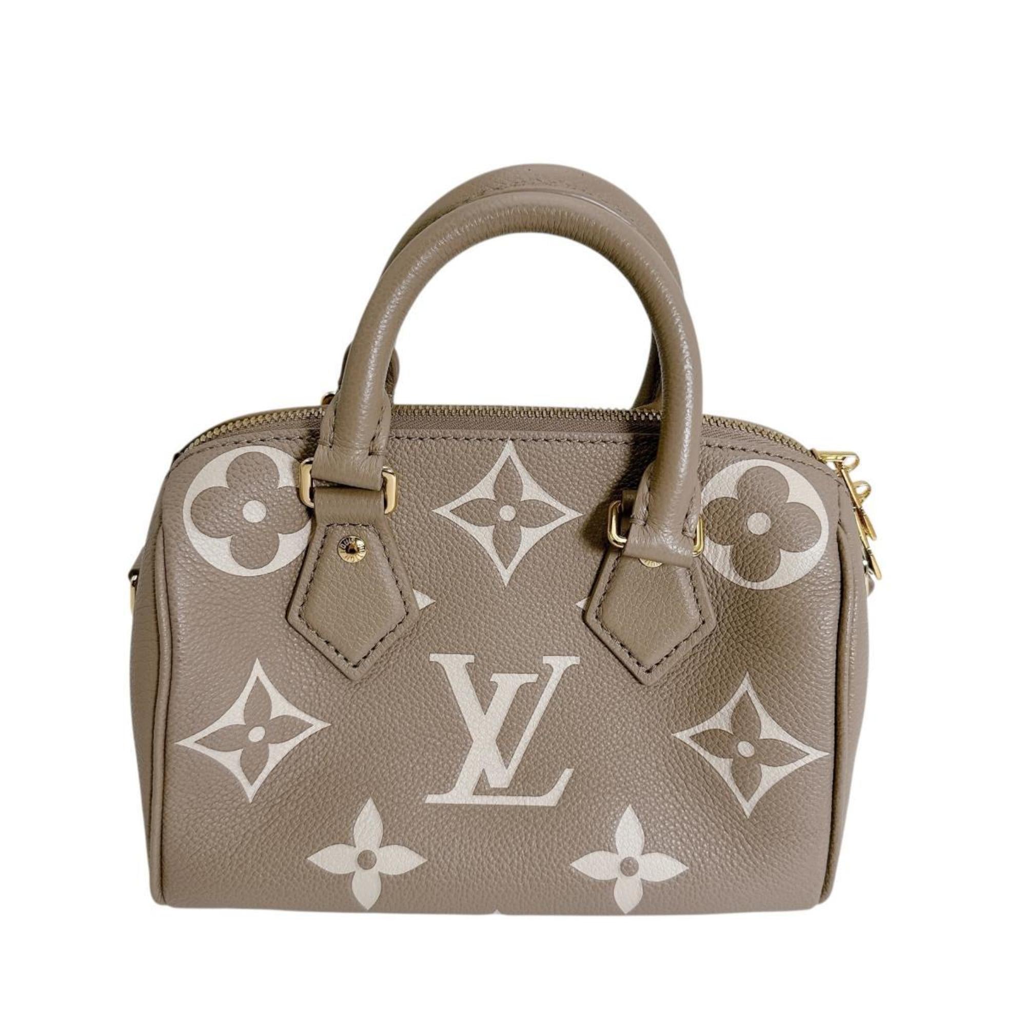 Louis Vuitton Beige Tourterelle Monogram Empreinte Shoulder Bag (Pre-Owned)