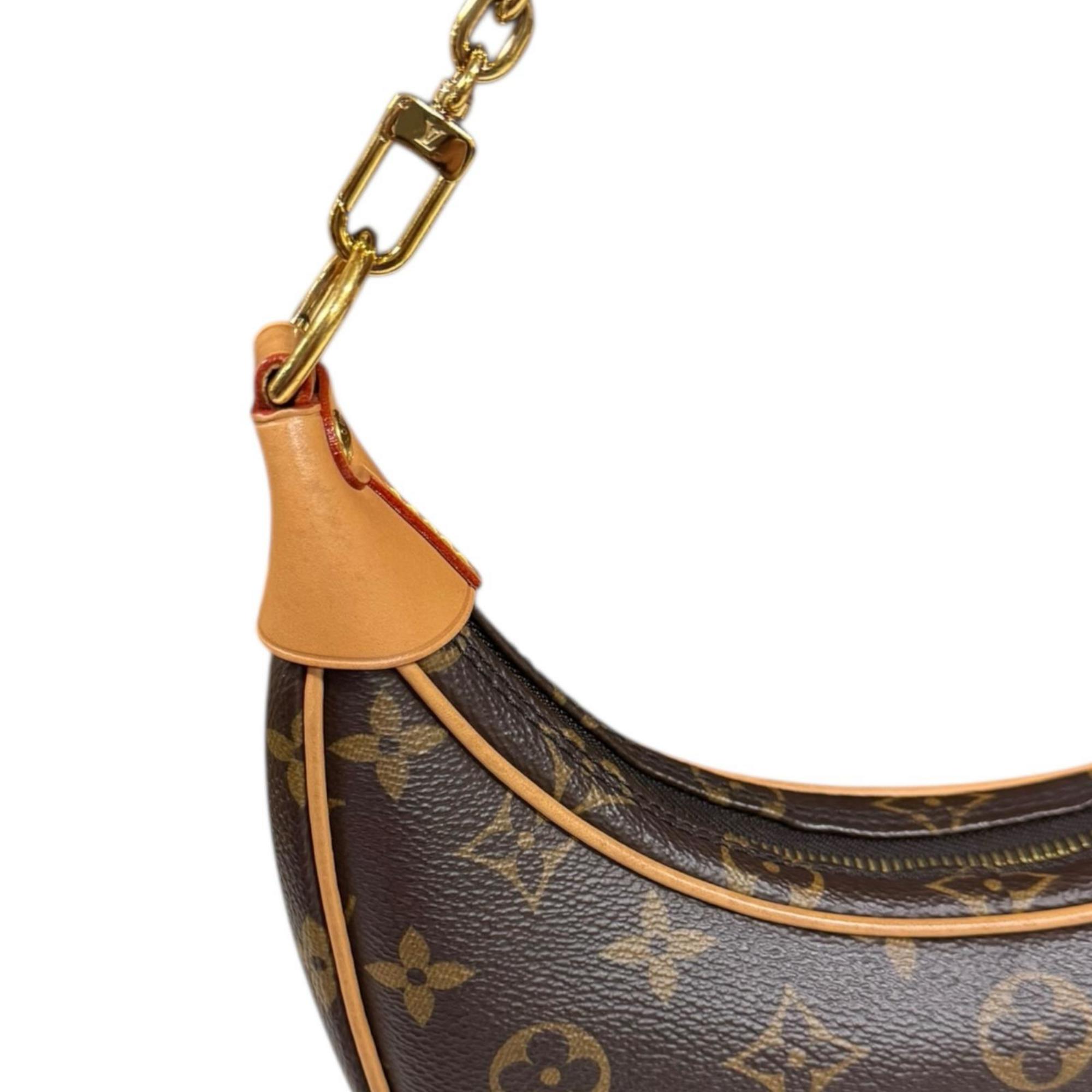 Louis Vuitton Brown Monogram Canvas Shoulder Bag (Pre-Owned)