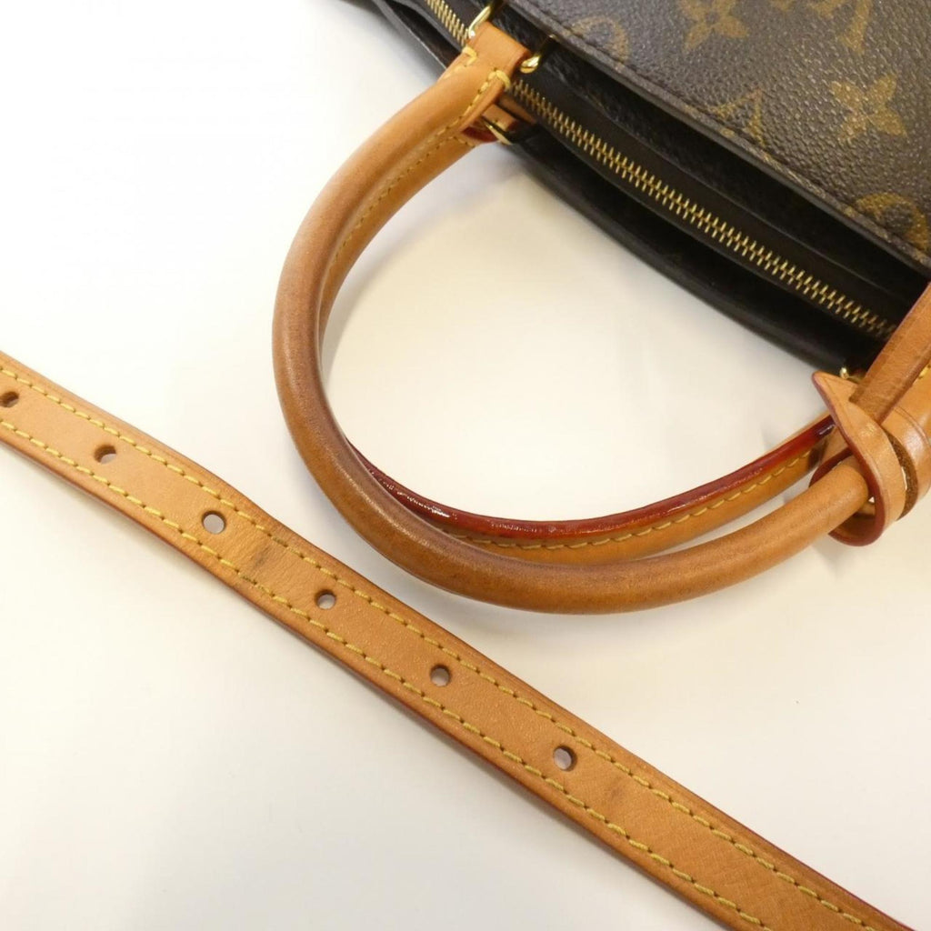 Louis Vuitton Marron Coated Canvas Handbag (Pre-Owned)