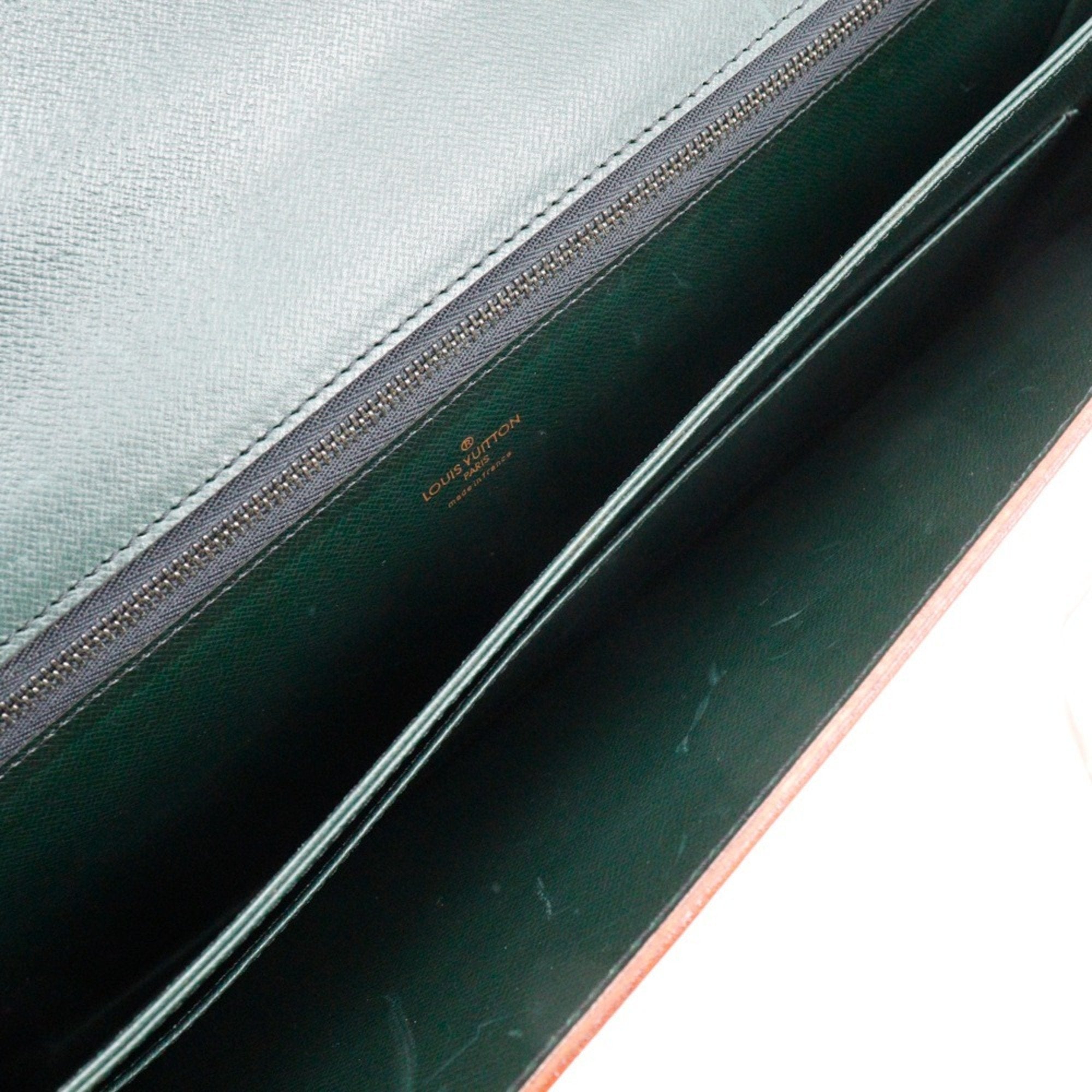 Louis Vuitton Brown Camel Nomade Leather Briefcase (Pre-Owned)