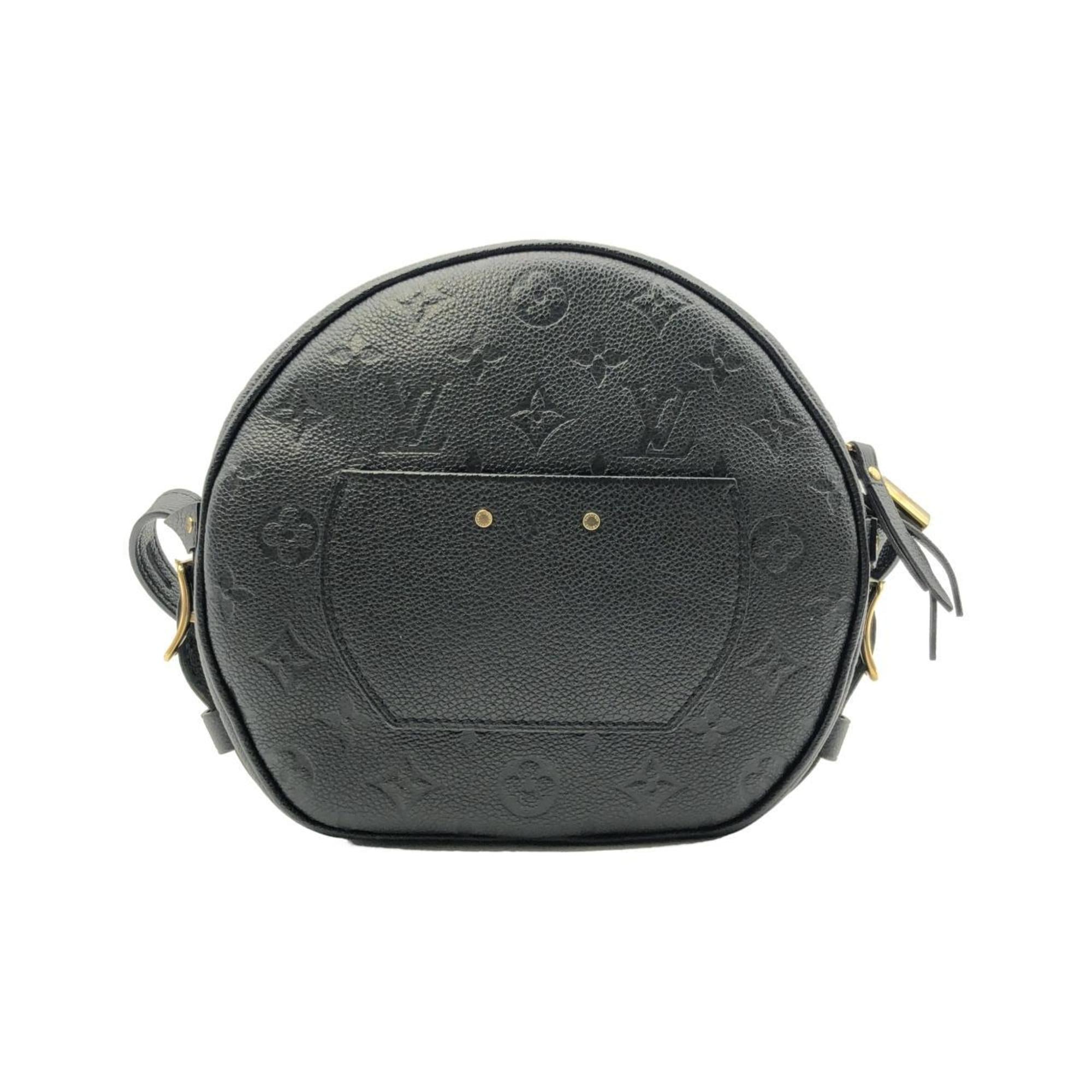 Louis Vuitton Black Leather Shoulder Bag (Pre-Owned)
