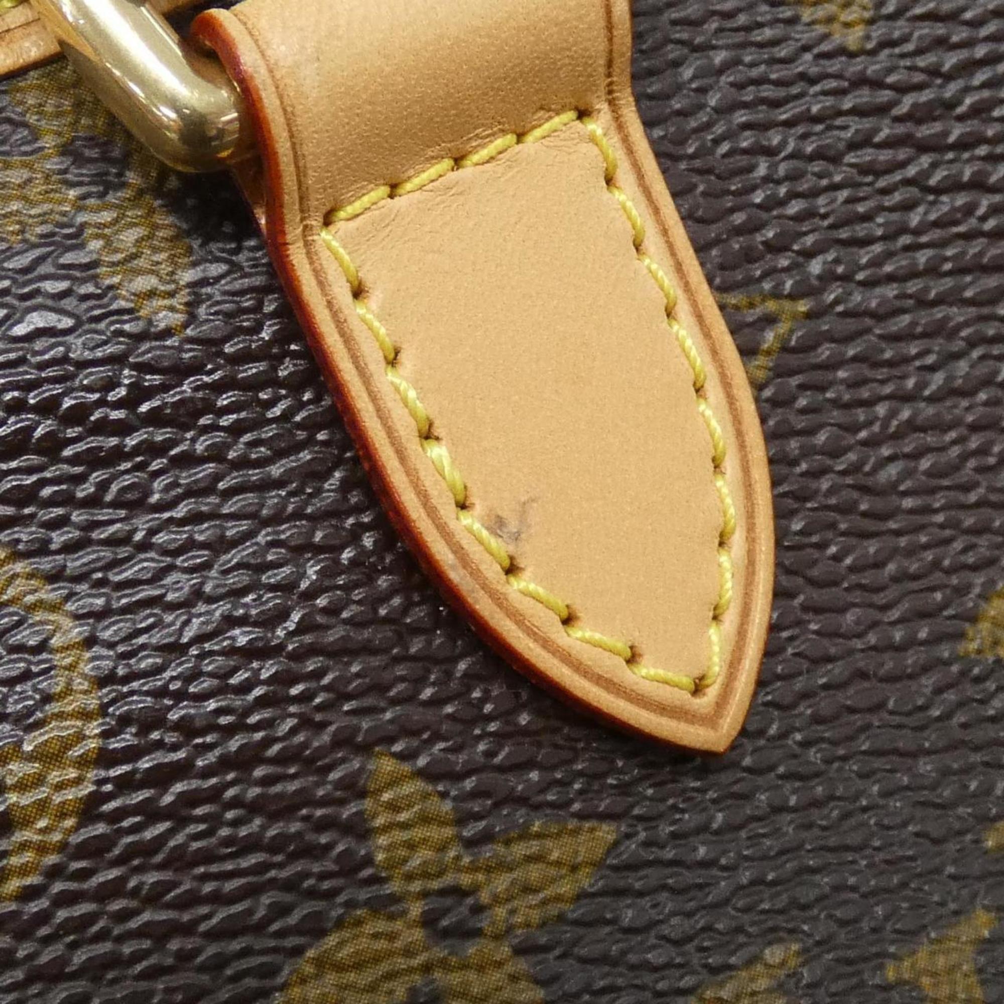 Louis Vuitton Marron Coated Canvas Handbag (Pre-Owned)