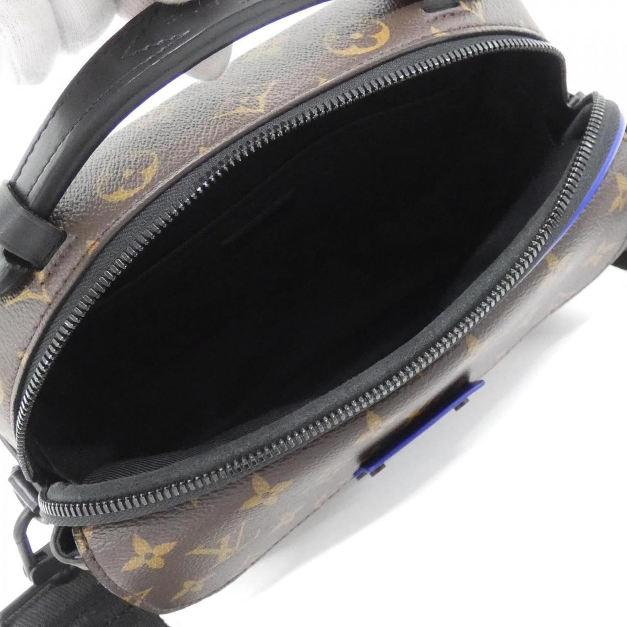 Louis Vuitton Marron Coated Canvas Shoulder Bag (Pre-Owned)