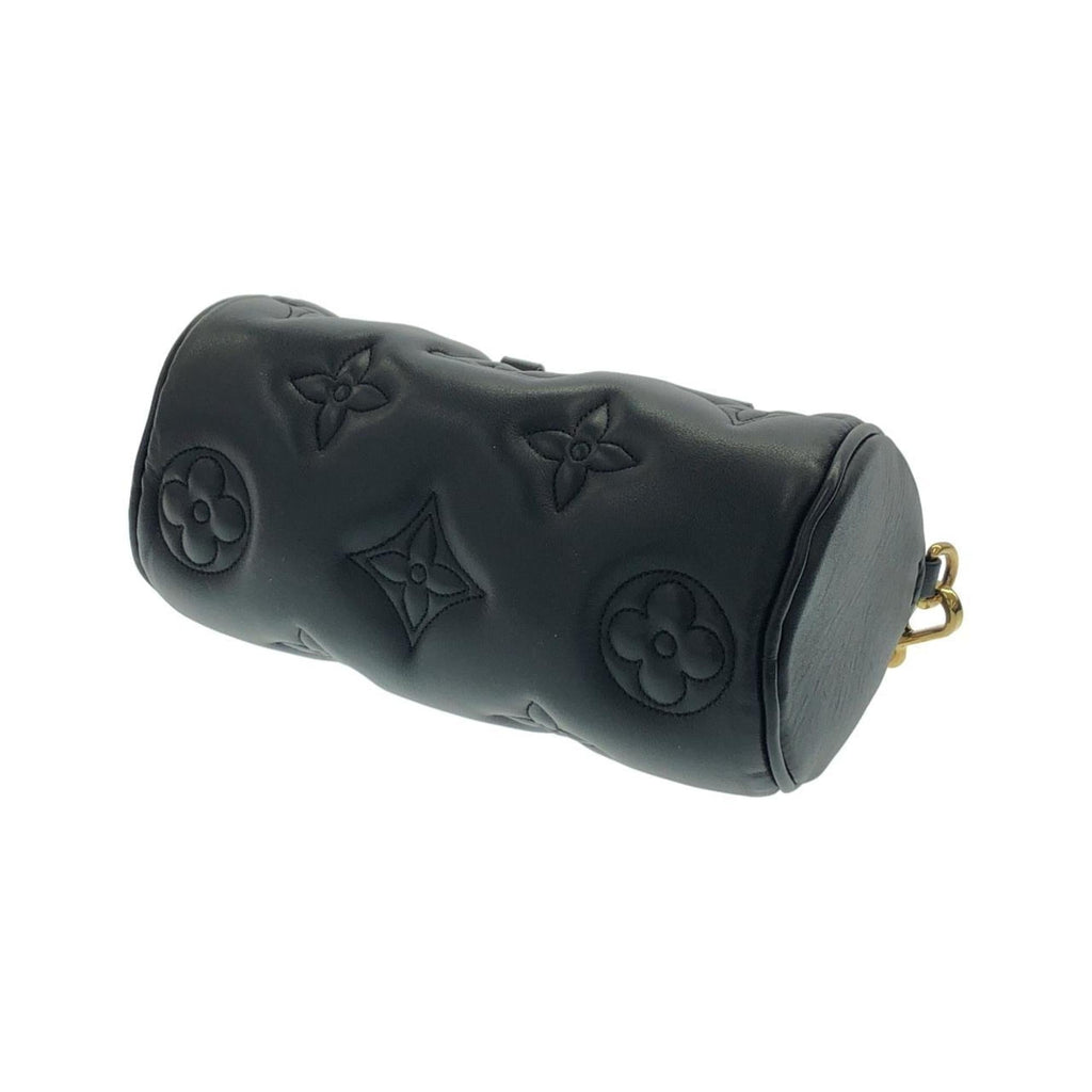 Louis Vuitton Black Leather Shoulder Bag (Pre-Owned)
