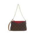 Louis Vuitton Brown Coated Canvas Shoulder Bag (Pre-Owned)