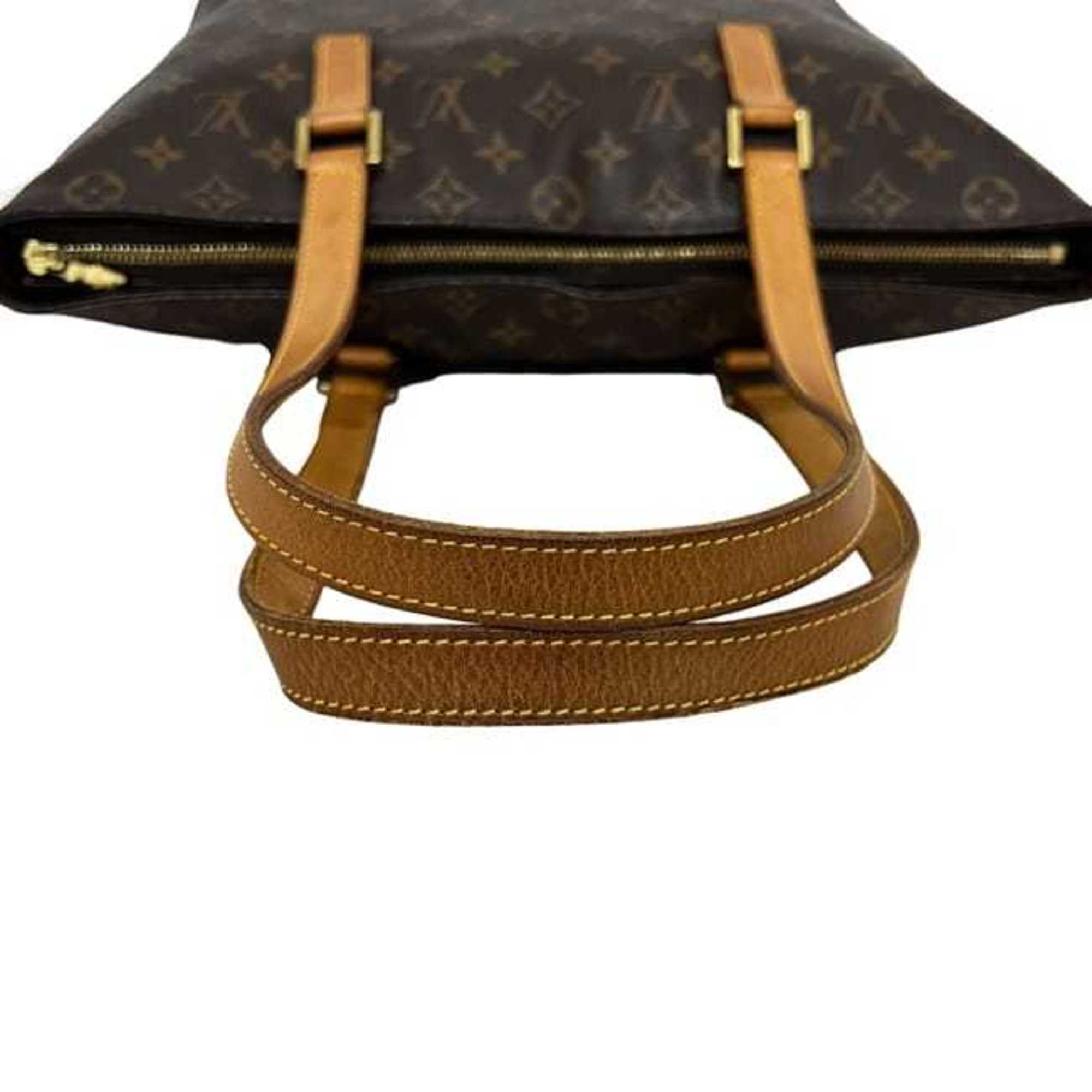 Louis Vuitton Monogram Brown Monogram Leather Tote Bag (Pre-Owned)