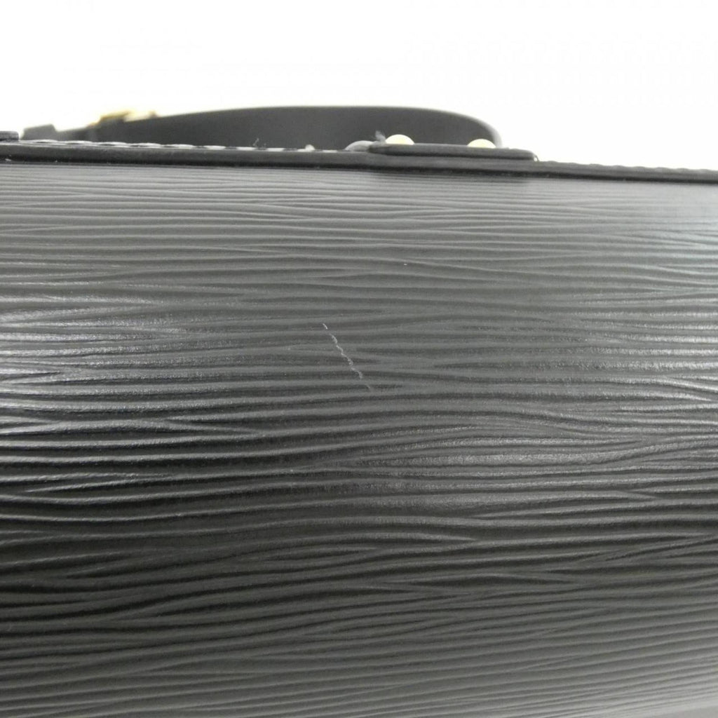 Louis Vuitton Black Leather Shoulder Bag (Pre-Owned)