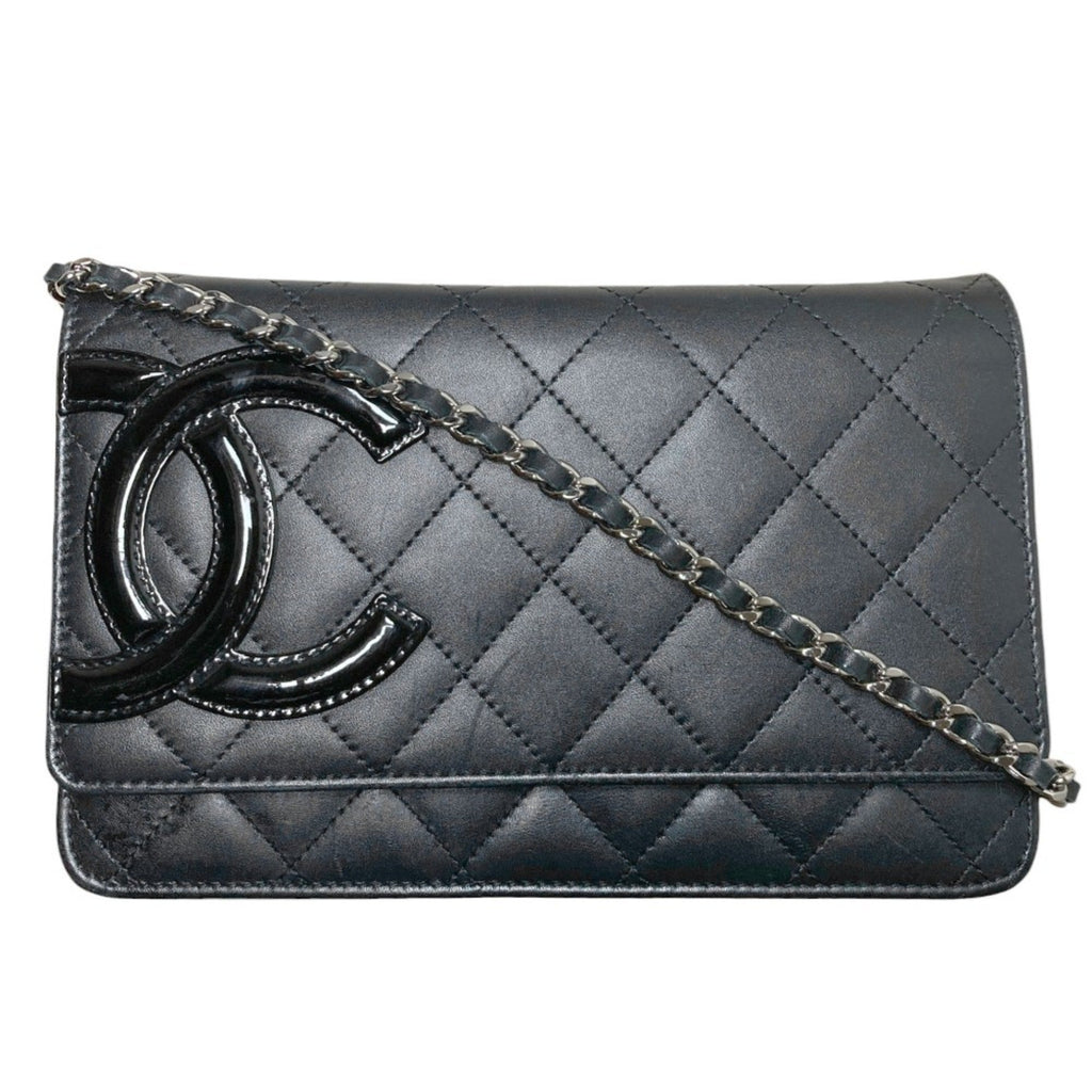 Cambon Wallet on Chain Quilted Leather