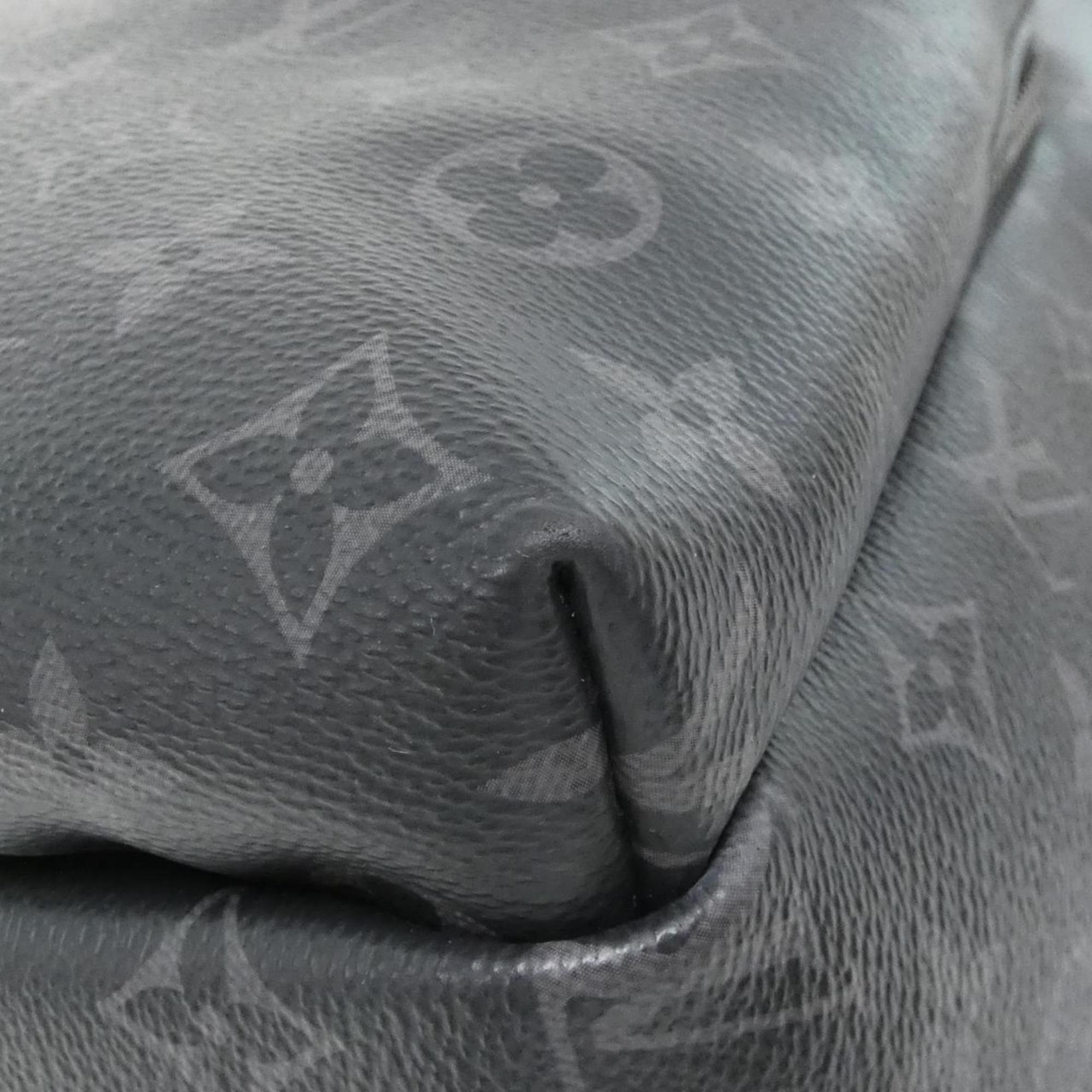 Louis Vuitton Black Coated Canvas Backpack (Pre-Owned)
