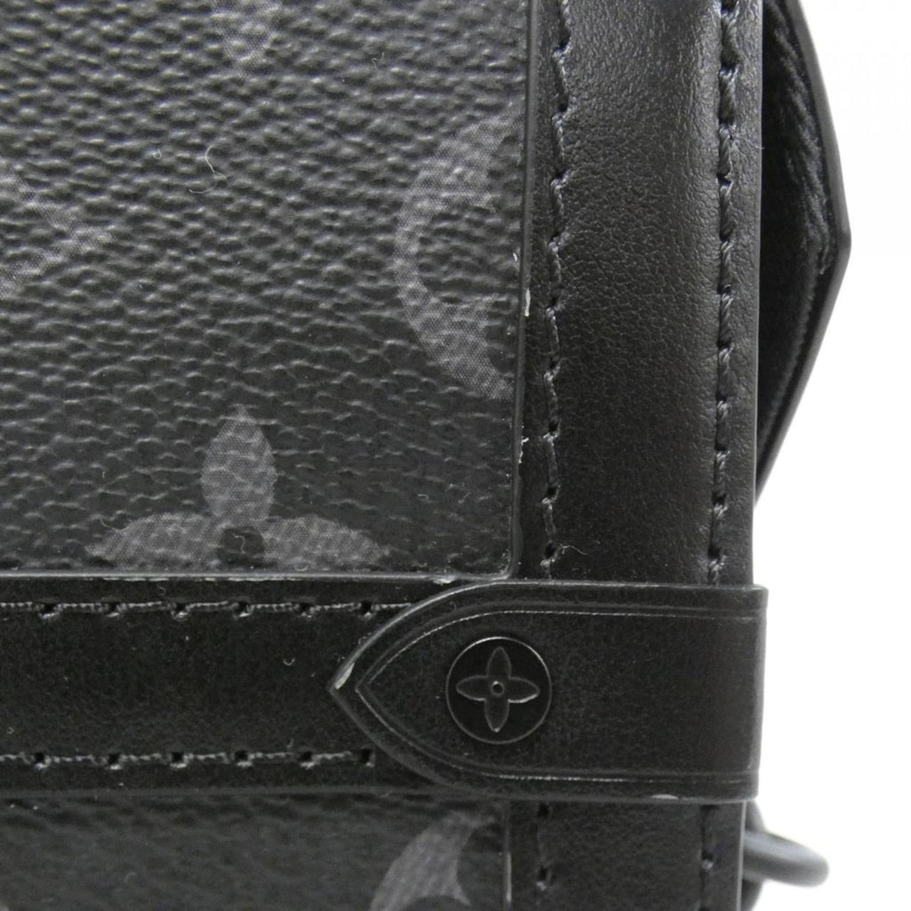 Louis Vuitton Black Coated Canvas Shoulder Bag (Pre-Owned)