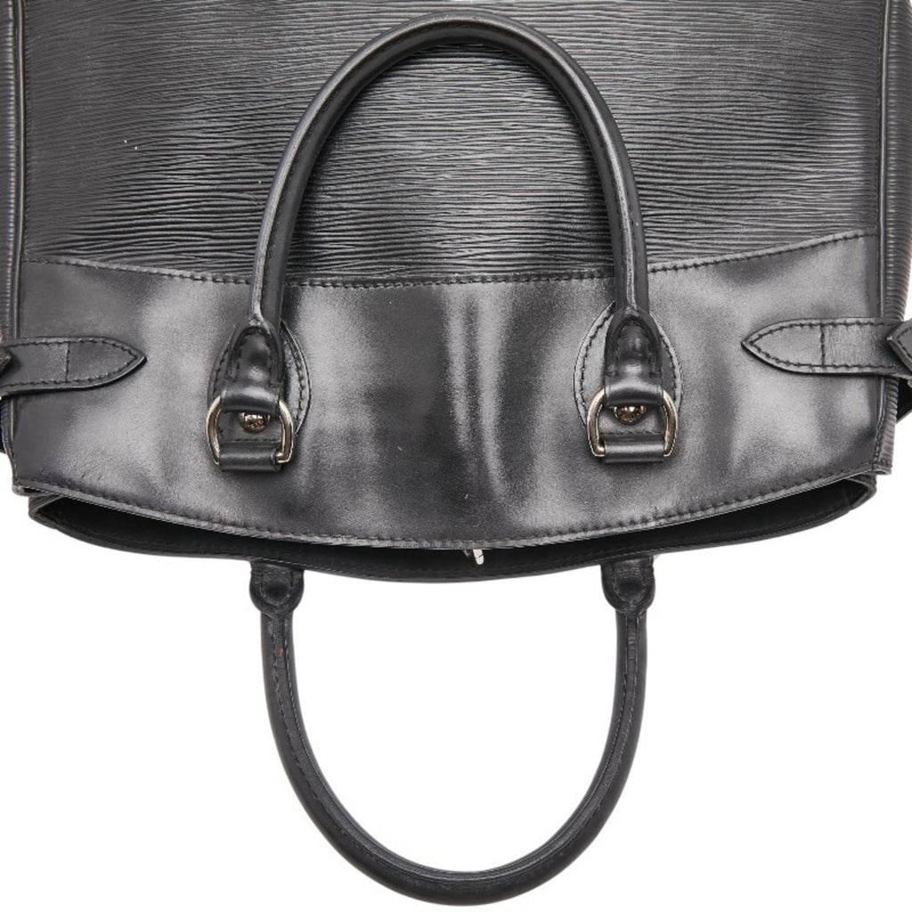 Louis Vuitton Black Noir Leather Handbag (Pre-Owned)