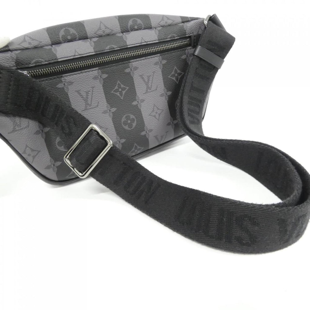 Louis Vuitton Black Coated Canvas Shoulder Bag (Pre-Owned)