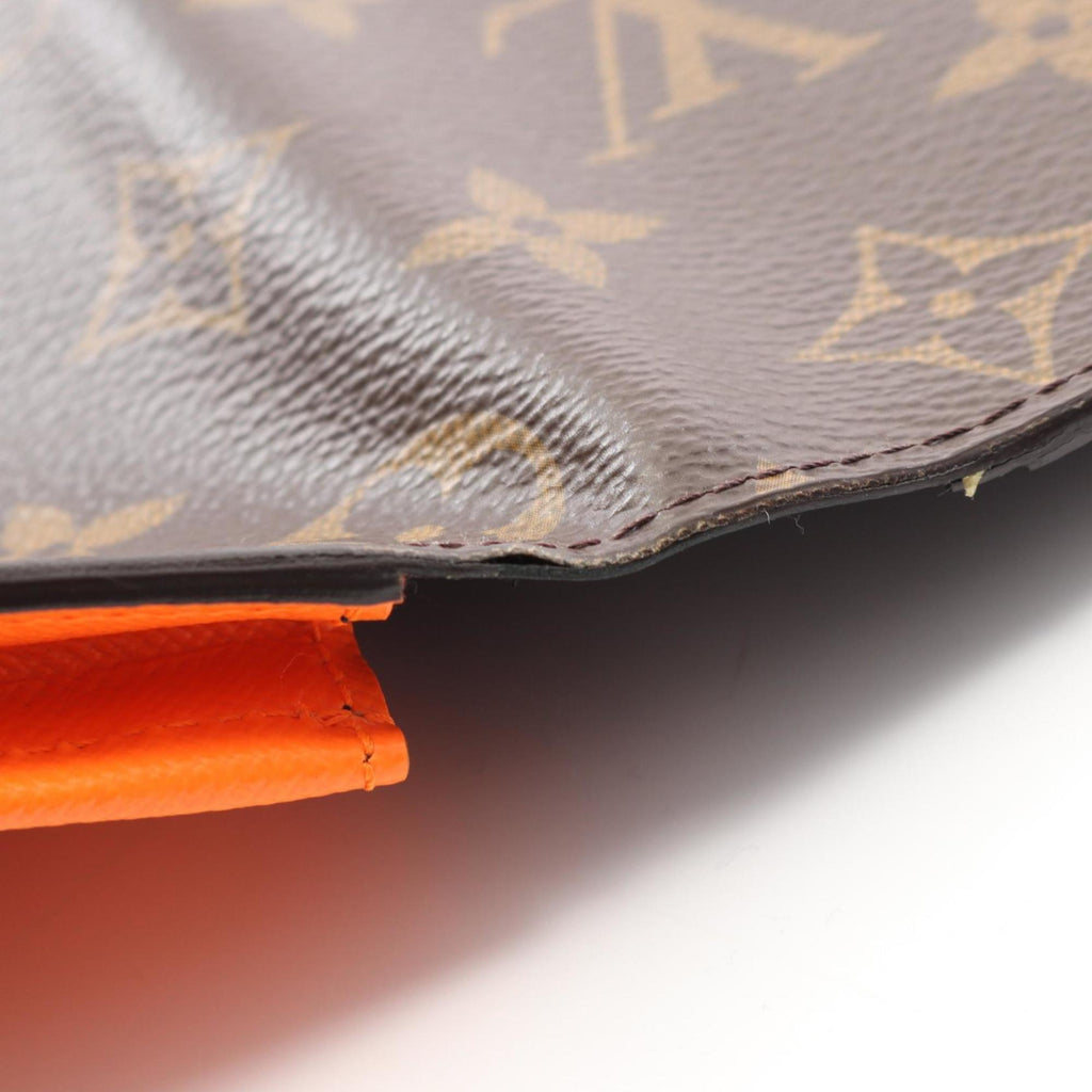 Louis Vuitton Brown Multi-Color Coated Canvas Long Wallet (Bi-Fold) (Pre-Owned)