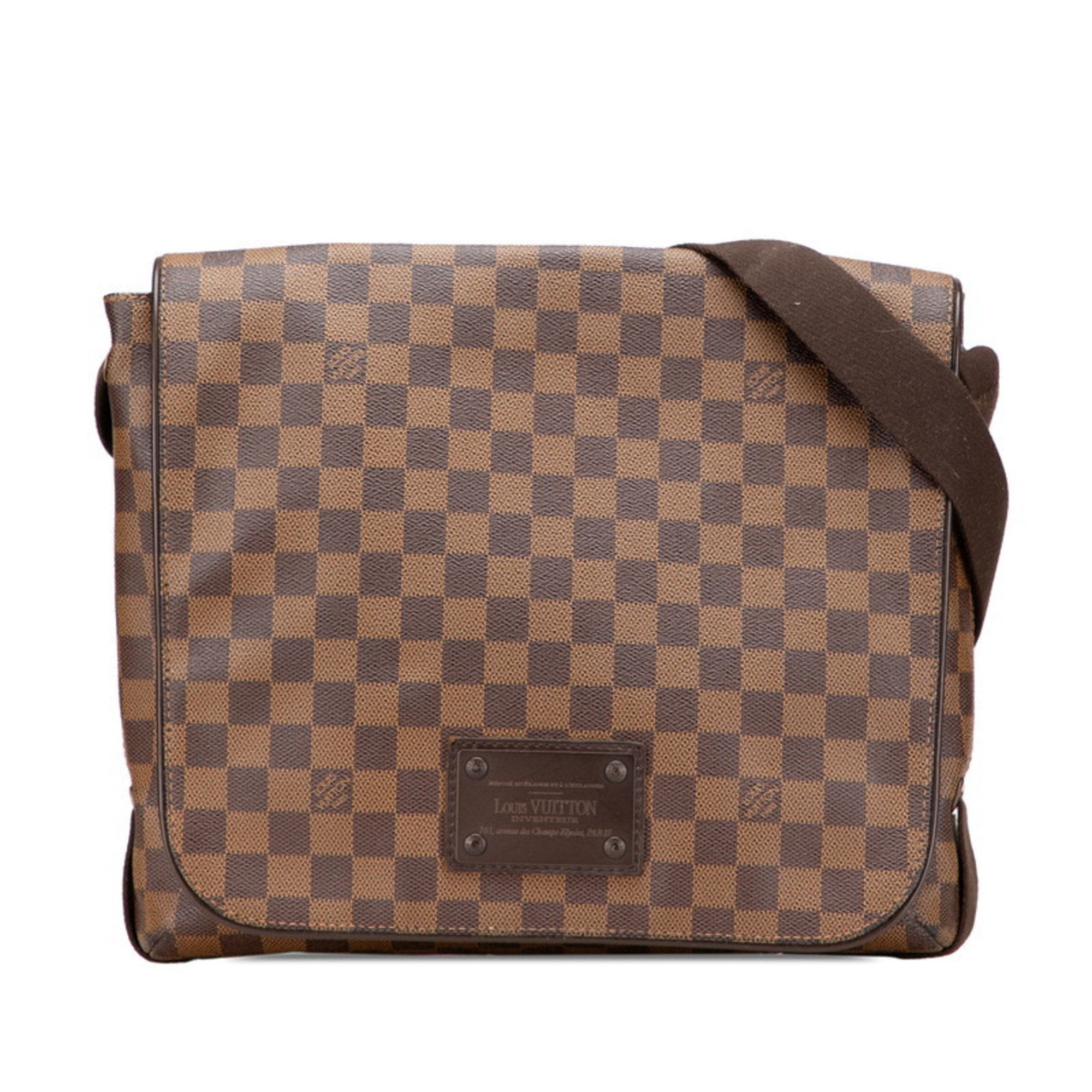 Louis Vuitton Brown Pvc Leather Shoulder Bag (Pre-Owned)
