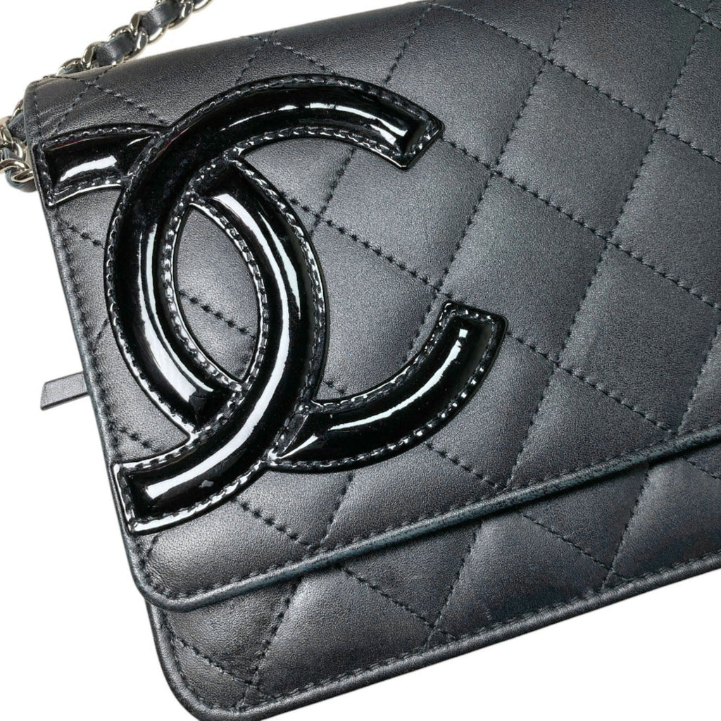 Cambon Wallet on Chain Quilted Leather