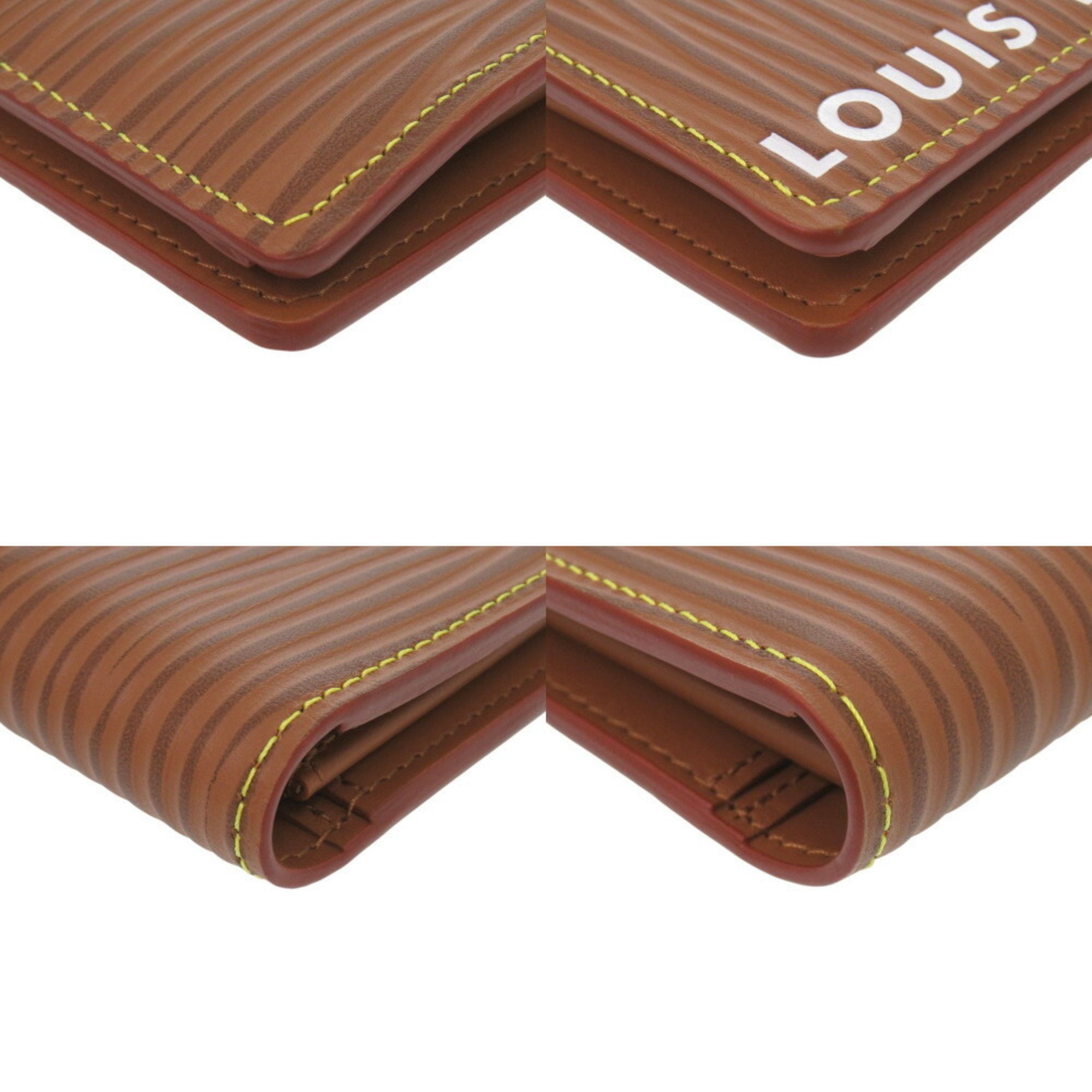Louis Vuitton Brown Epi Leather Long Wallet (Bi-Fold) (Pre-Owned)