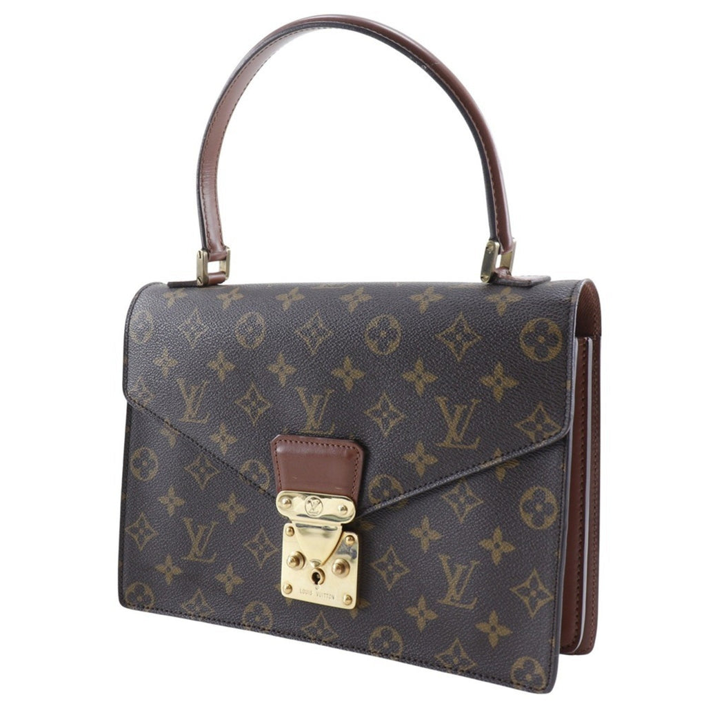 Louis Vuitton Brown Monogram Canvas Handbag (Pre-Owned)