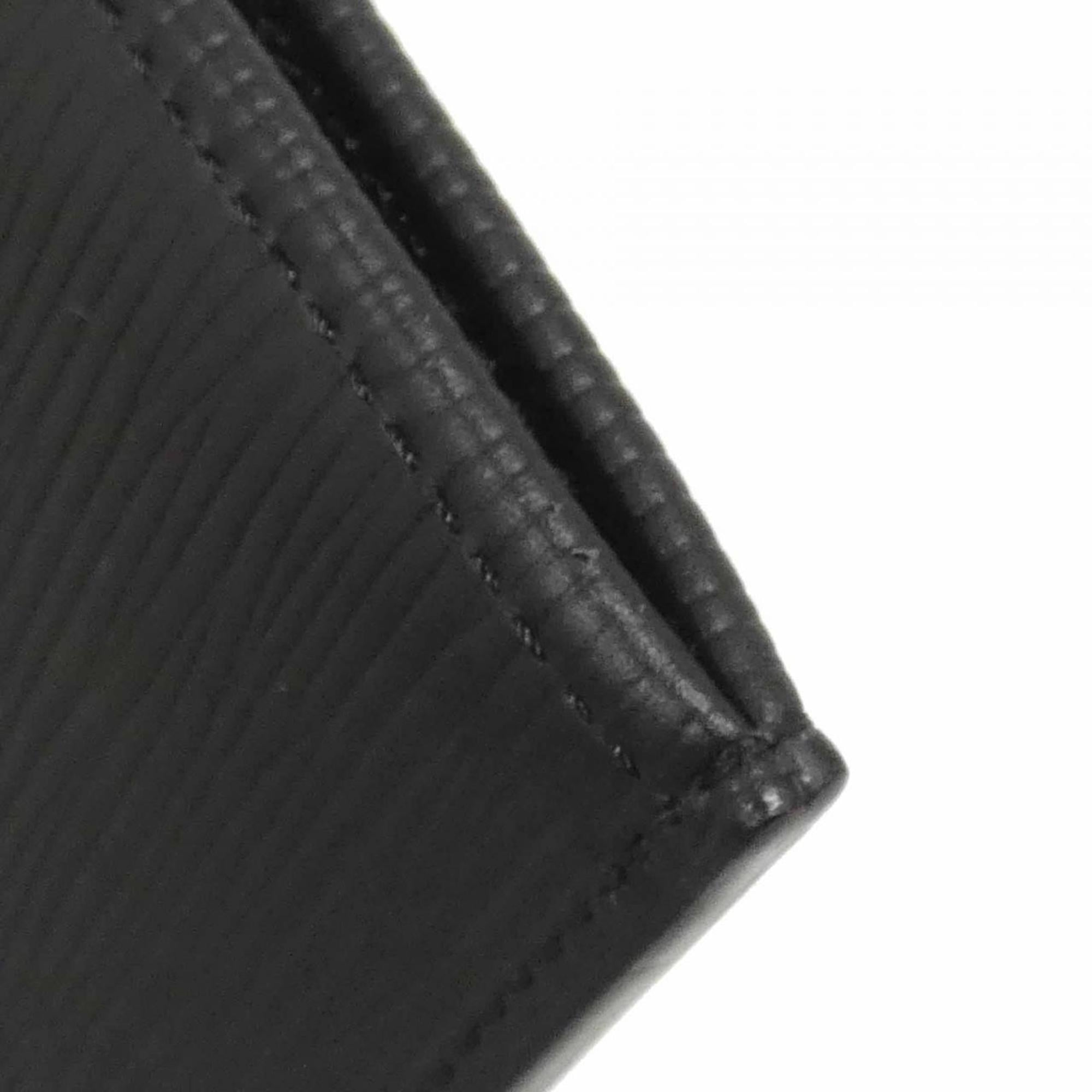 Louis Vuitton Black Leather Handbag Pochette (Pre-Owned)