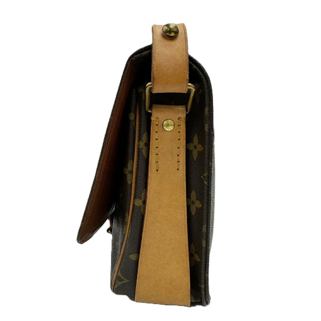 Louis Vuitton Brown Monogram Shoulder Bag (Pre-Owned)