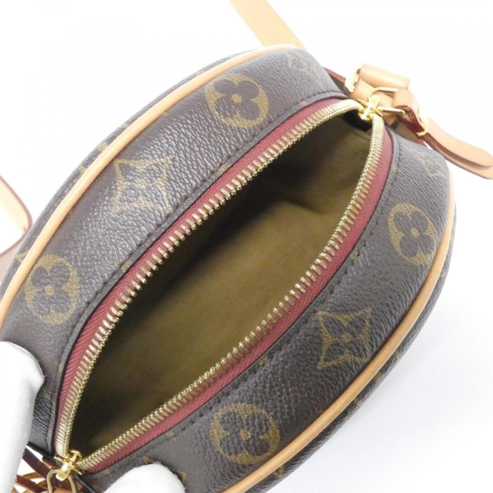 Louis Vuitton Marron Coated Canvas Shoulder Bag (Pre-Owned)