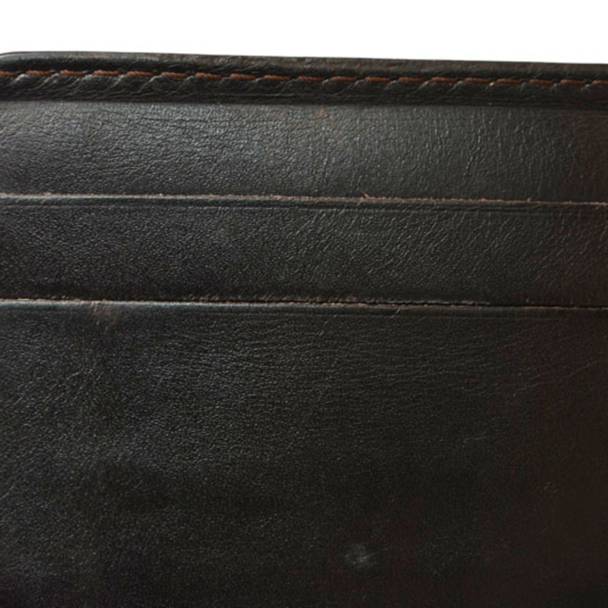 Louis Vuitton Utah Coffee Utah Leather Money Clip (Pre-Owned)