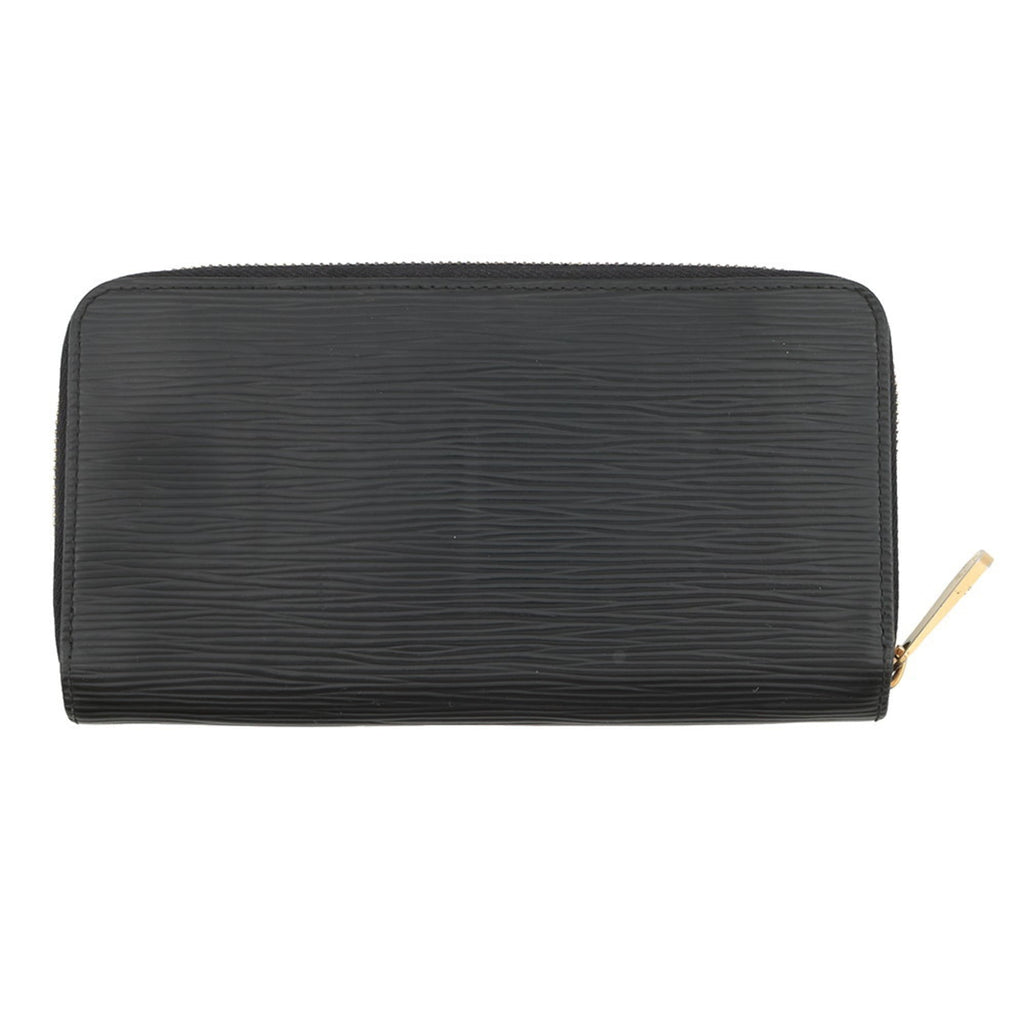 Louis Vuitton Black Noir Epi Leather Long Wallet (Bi-Fold) (Pre-Owned)
