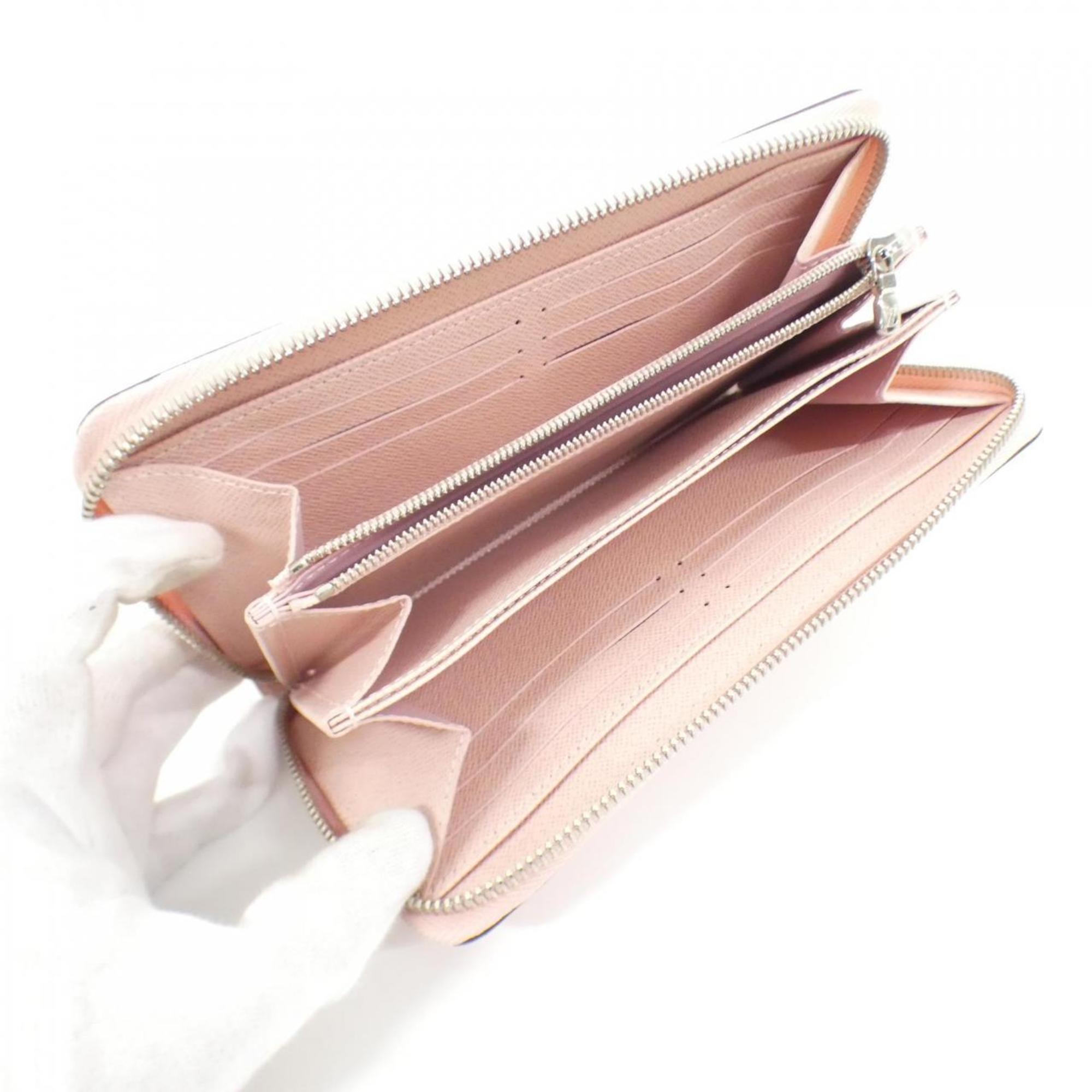 Louis Vuitton Rose Ballerine Leather Long Wallet (Bi-Fold) (Pre-Owned)