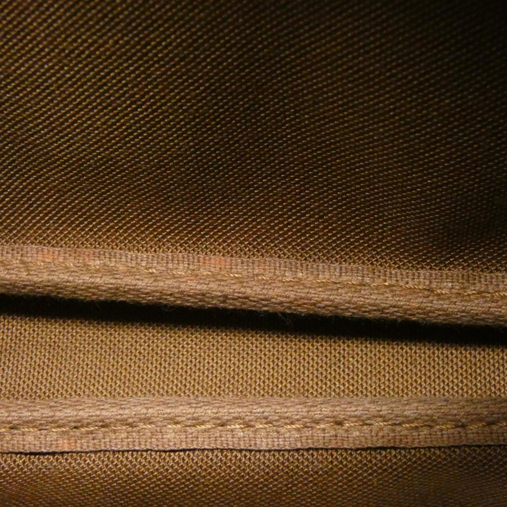 Louis Vuitton Marron Peach Coated Canvas Pochette Pouch (Pre-Owned)