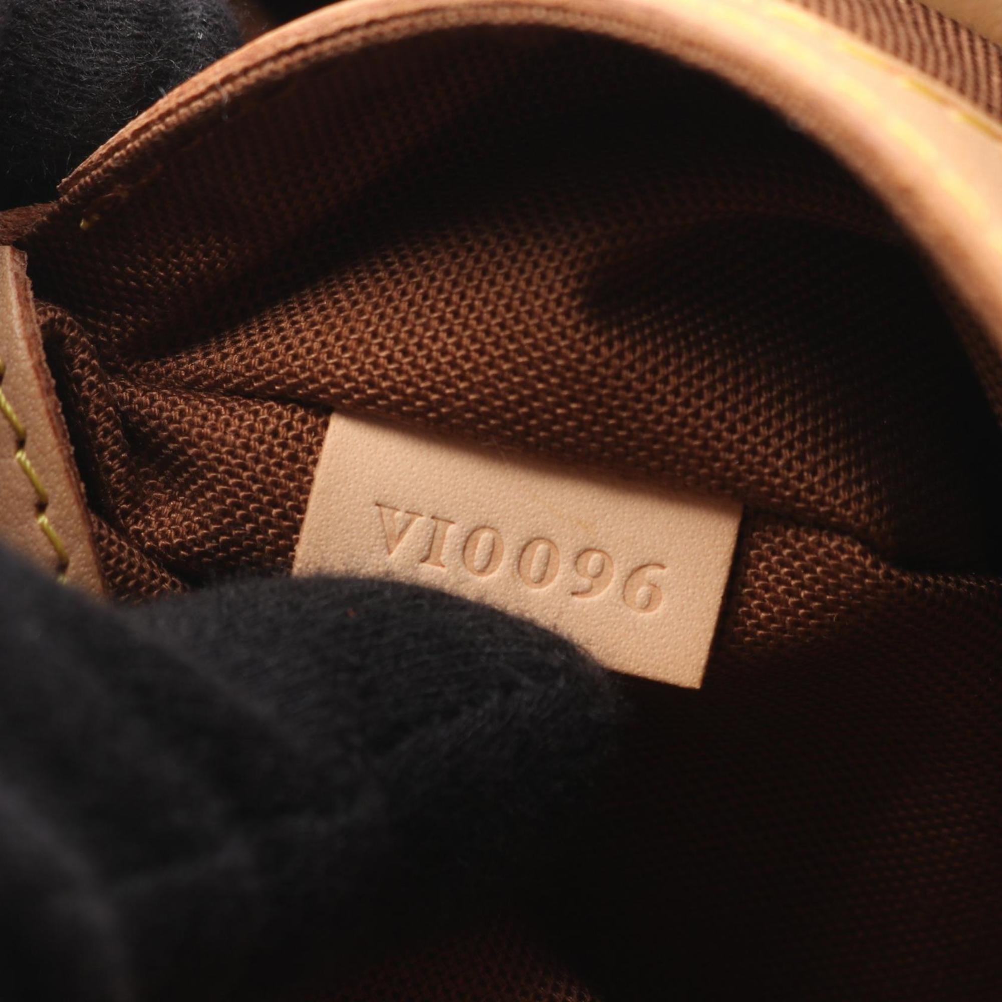 Louis Vuitton Brown Coated Canvas Pvc Monogram Leather Shoulder Bag (Pre-Owned)