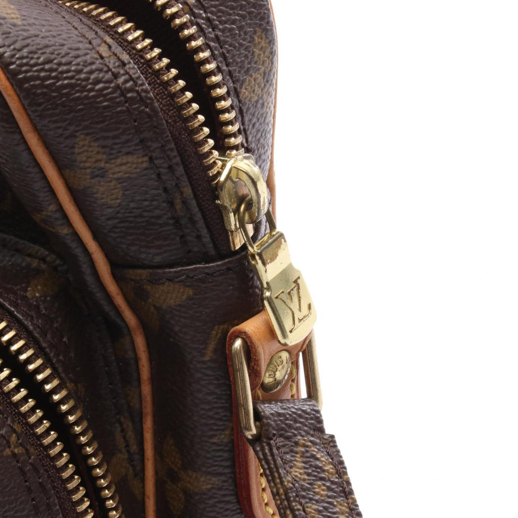 Louis Vuitton Brown Monogram Coated Canvas Shoulder Bag (Pre-Owned)