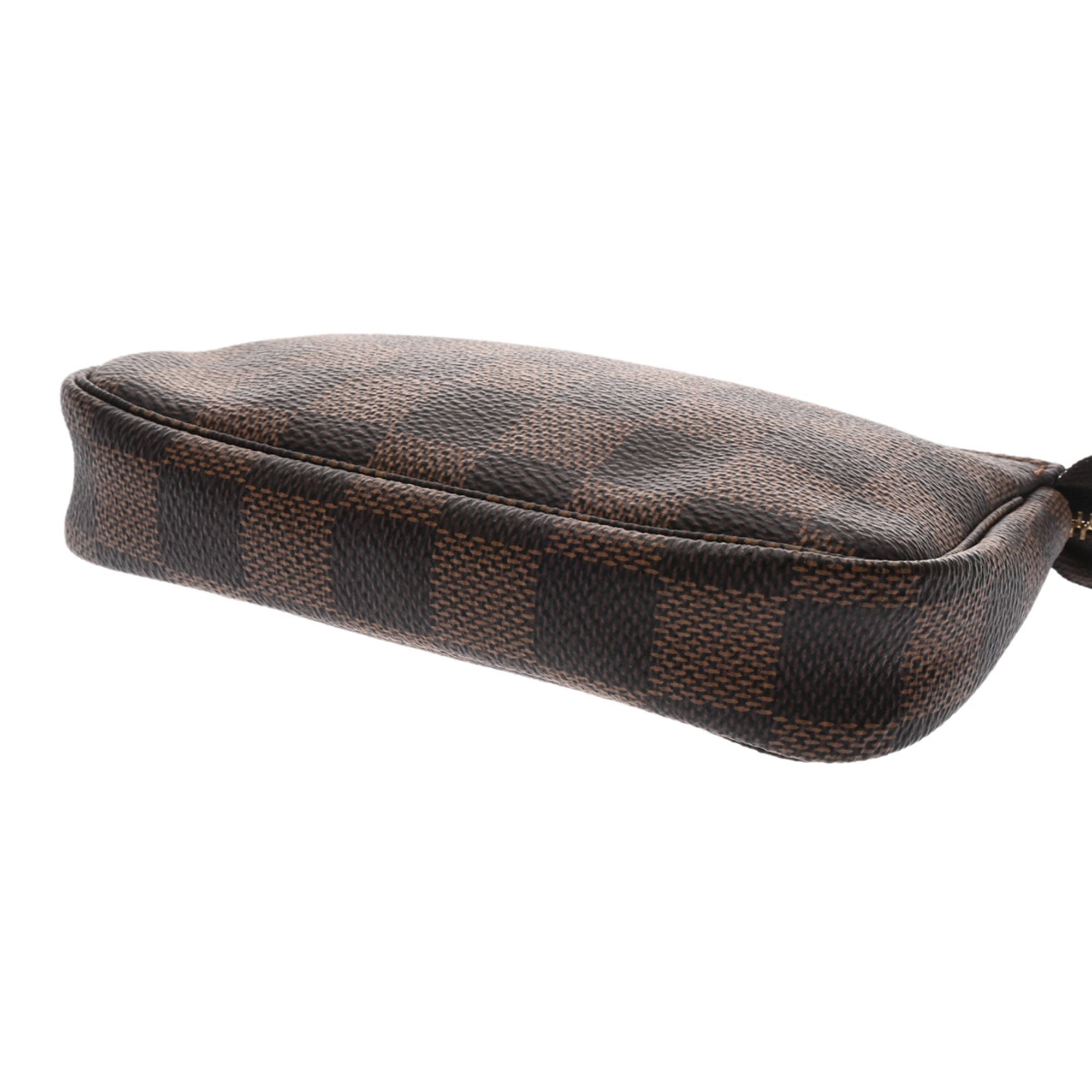 Louis Vuitton Damier Brown Damier Canvas Pochette Pouch (Pre-Owned)