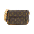 Louis Vuitton Brown Coated Canvas Shoulder Bag (Pre-Owned)
