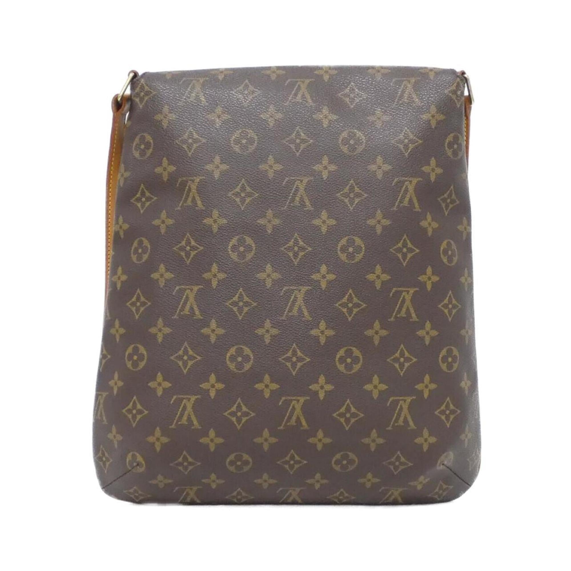 Louis Vuitton Marron Coated Canvas Shoulder Bag (Pre-Owned)