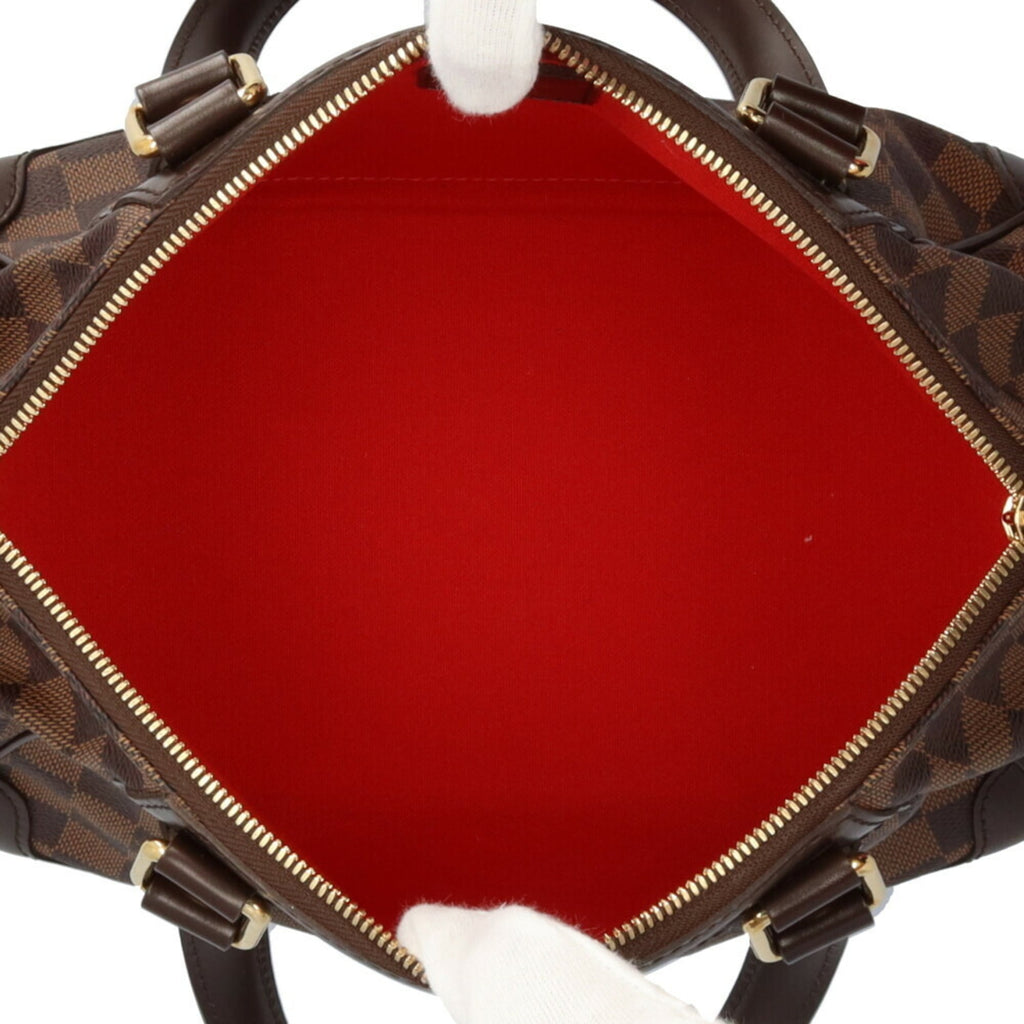 Louis Vuitton Brown Damier Canvas Handbag (Pre-Owned)