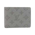Louis Vuitton Gray Leather Bill Wallet (Bi-Fold) (Pre-Owned)