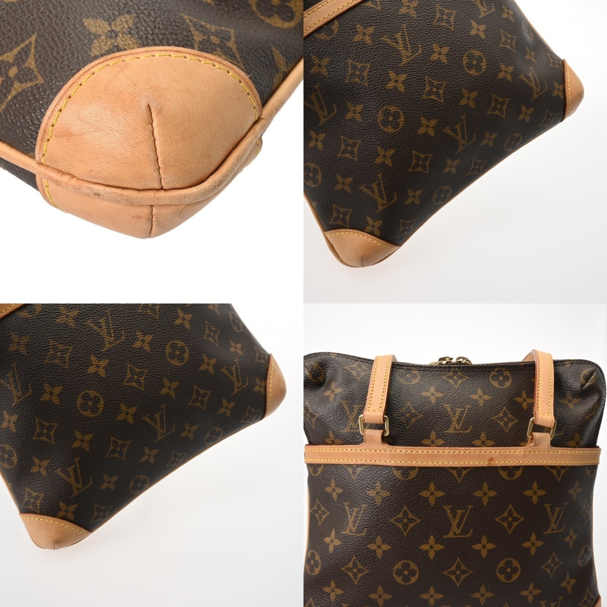 Louis Vuitton Brown Monogram Canvas Shoulder Bag (Pre-Owned)