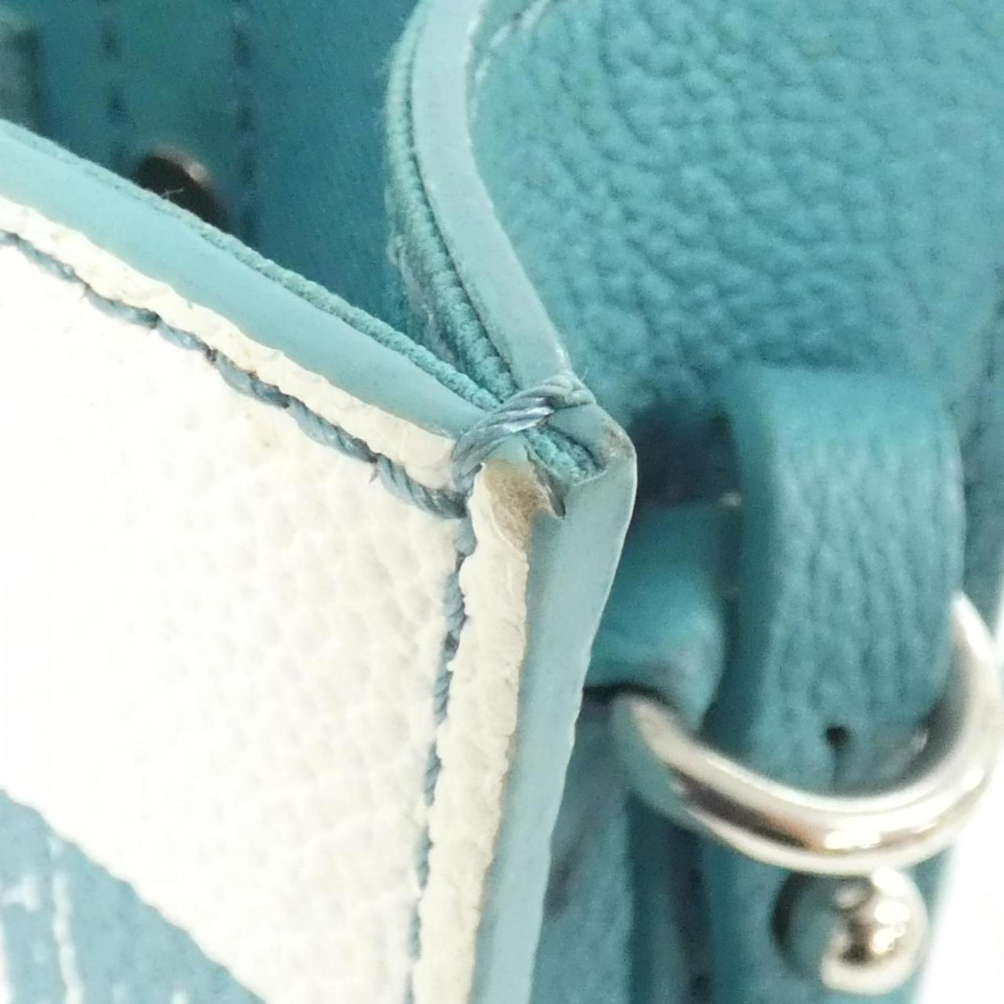 Louis Vuitton Turquoise Leather Handbag (Pre-Owned)